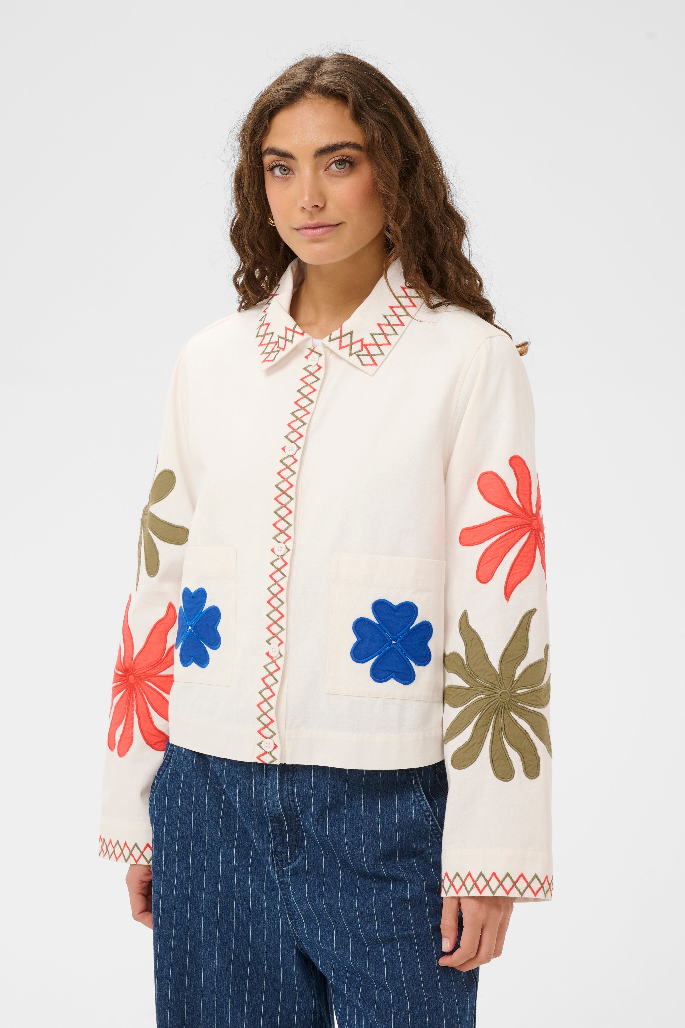 Chrestella Jacket in Spring Gardenia