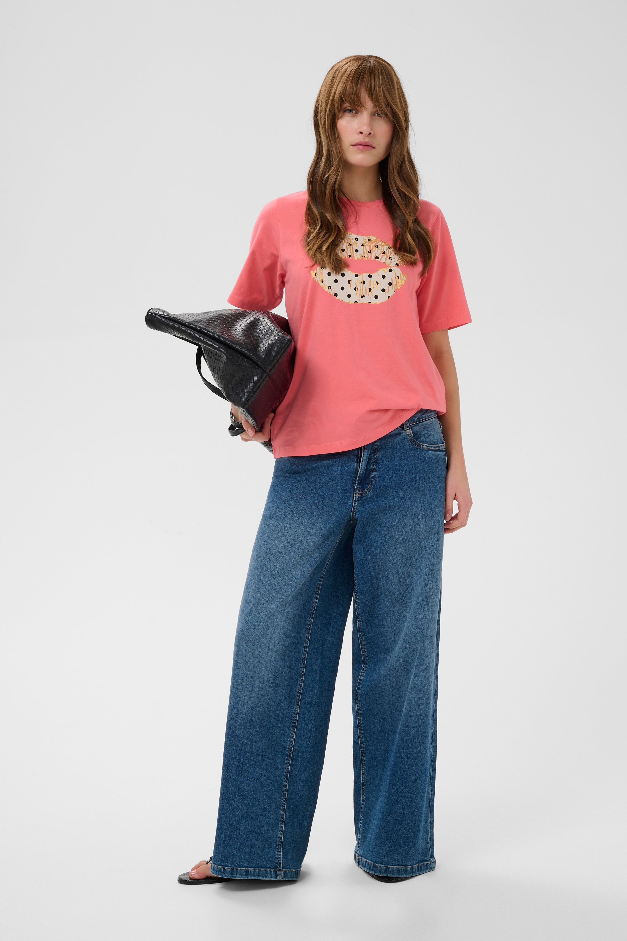 Cilie Gith Tshirt in Sugar Coral