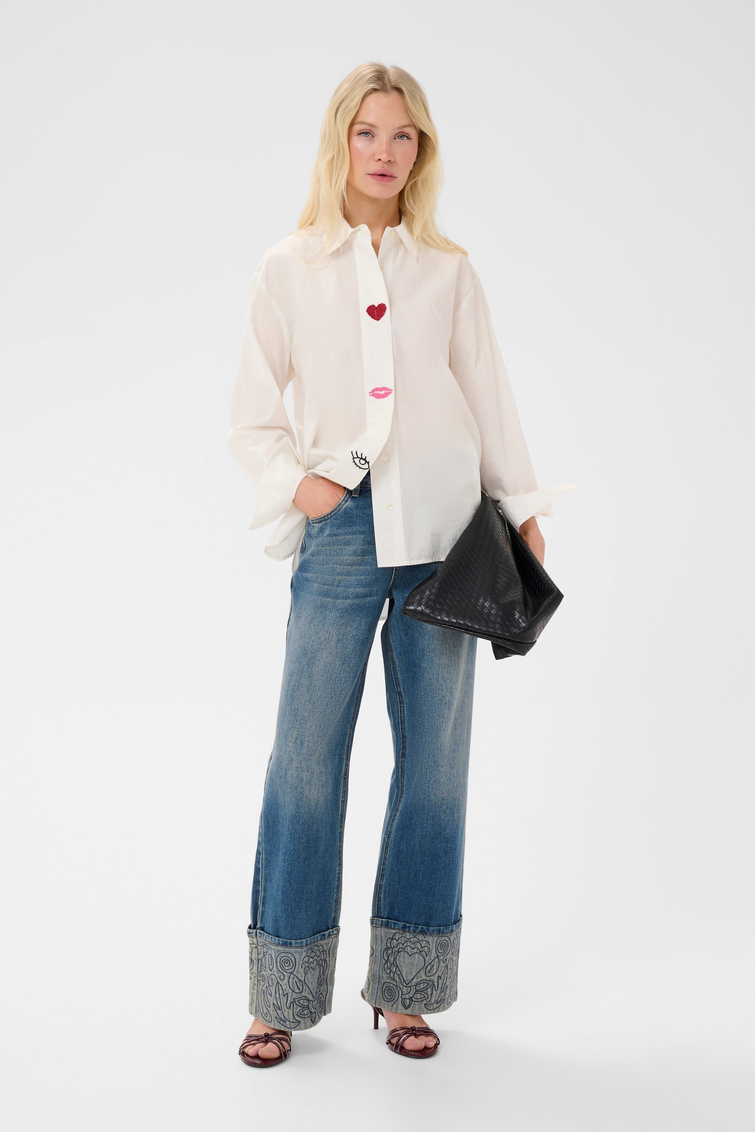 Odette Shirt in Spring Gardenia
