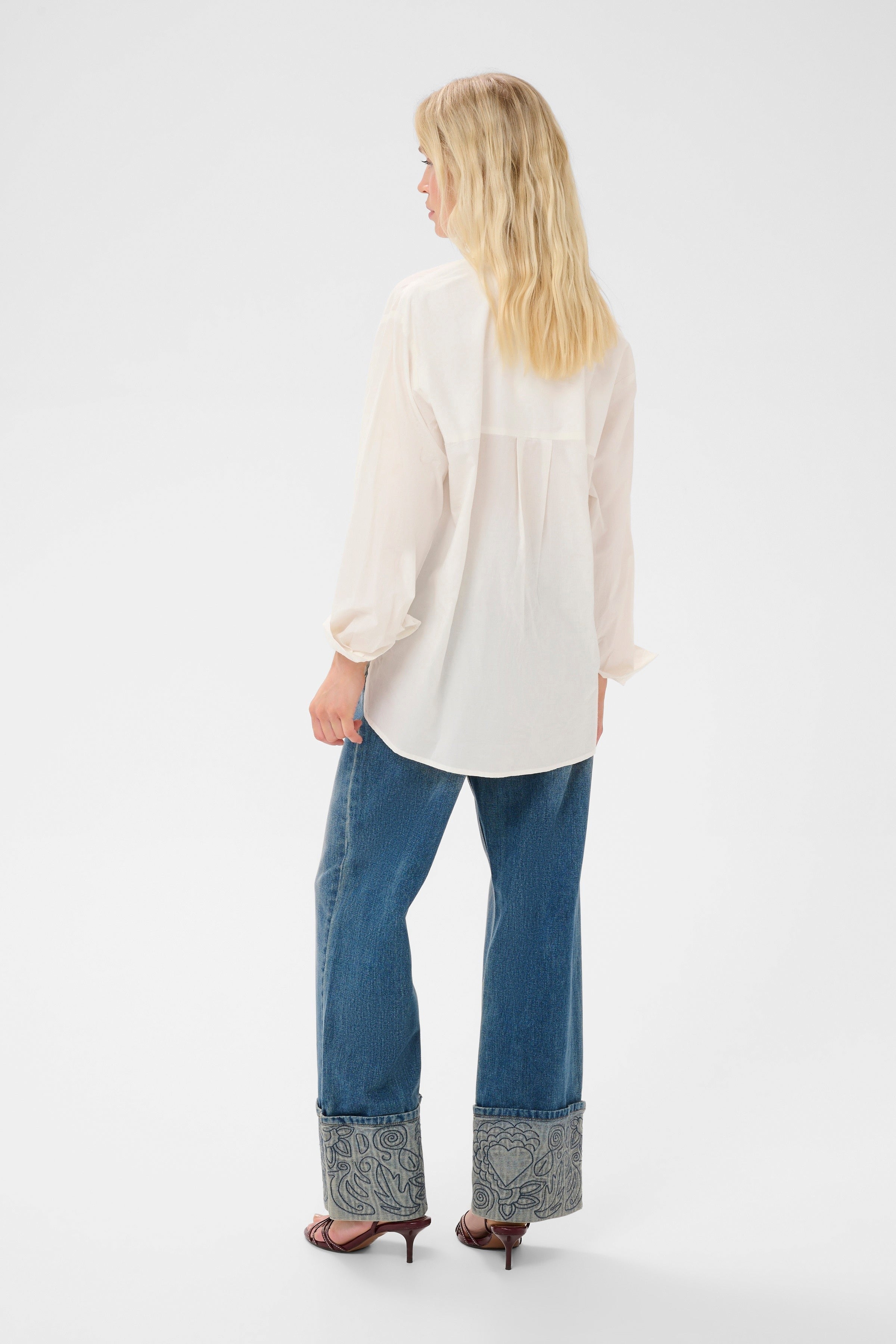 Odette Shirt in Spring Gardenia
