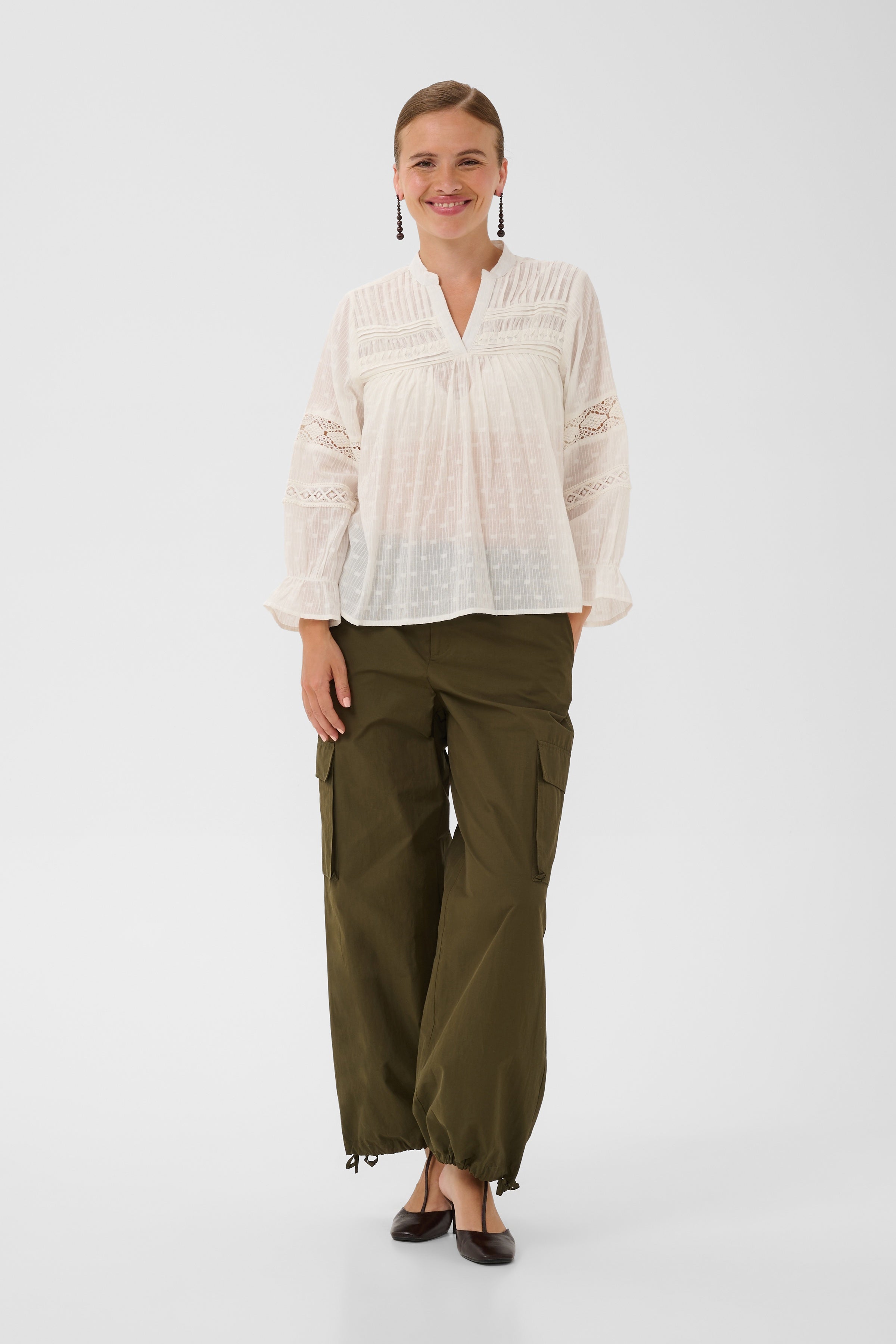 Nela Blouse in Spring Gardenia