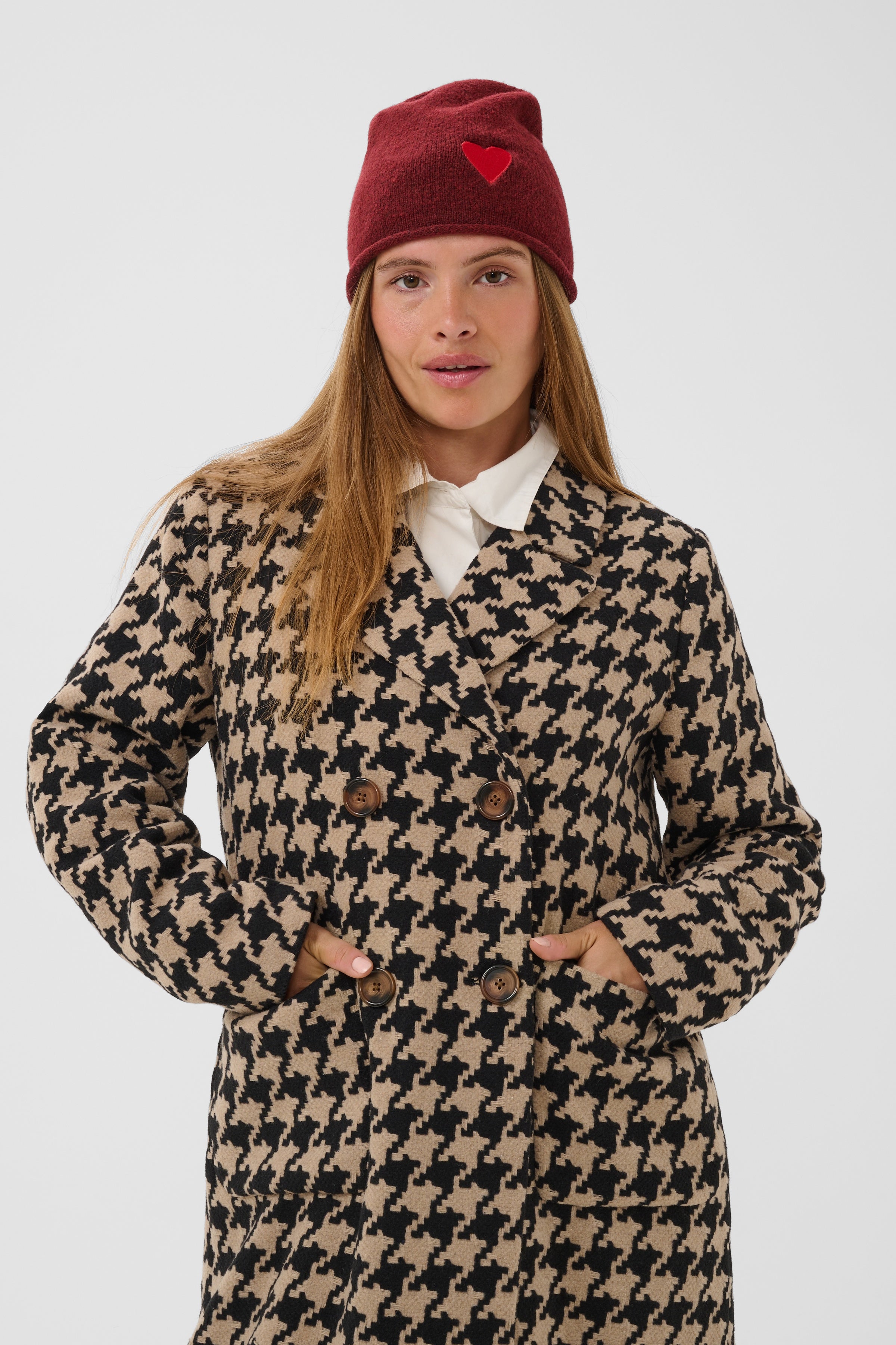 Charlot Beanie in Rio Red Melange