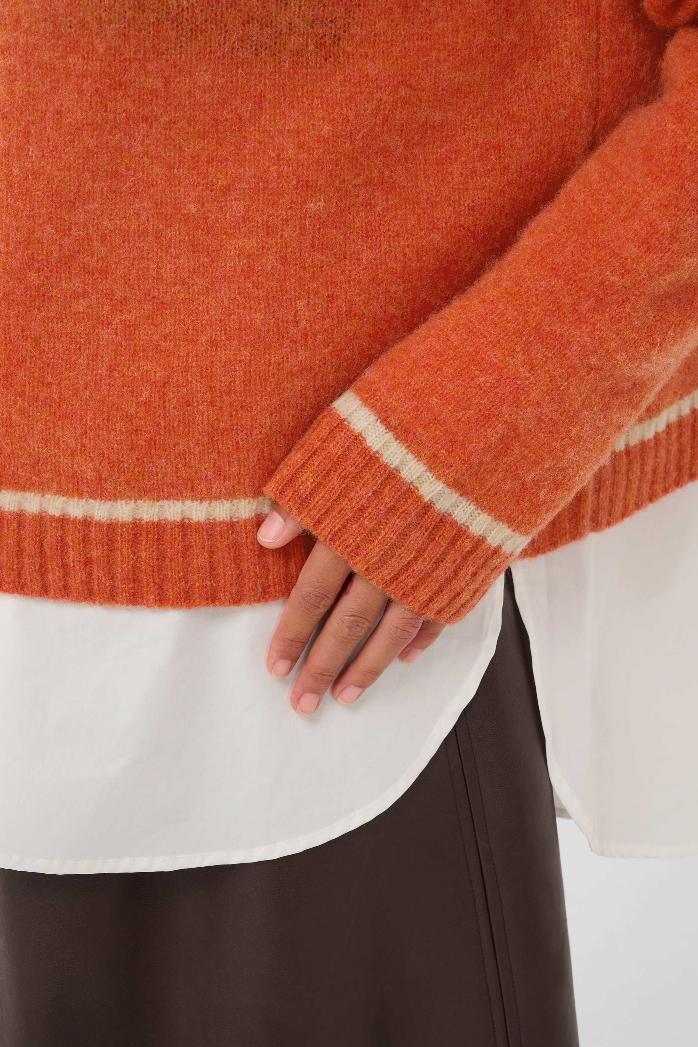 Nova Katrina Pullover in Mecca Orange Melange