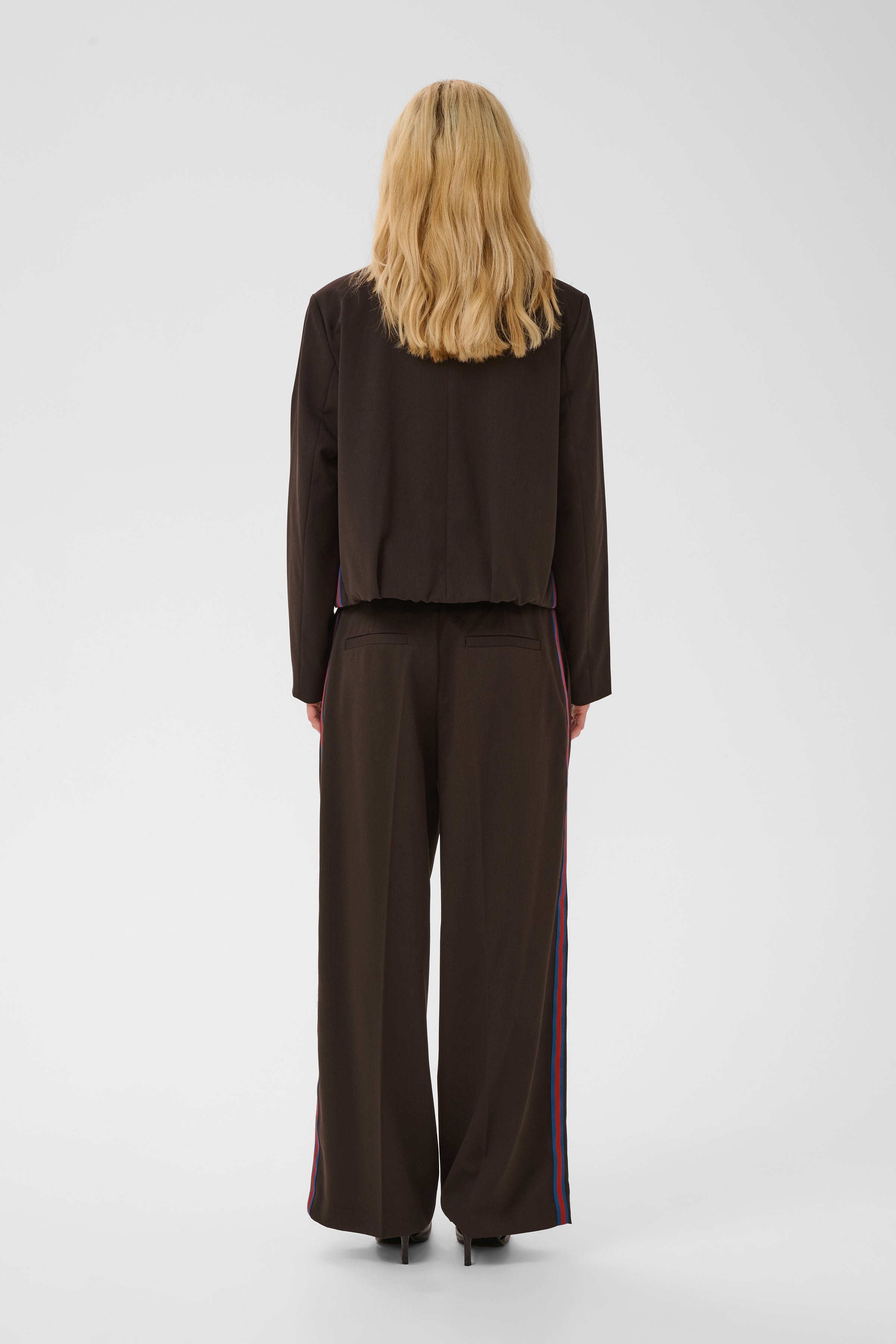 Belsie Long Pants in Coffee Bean