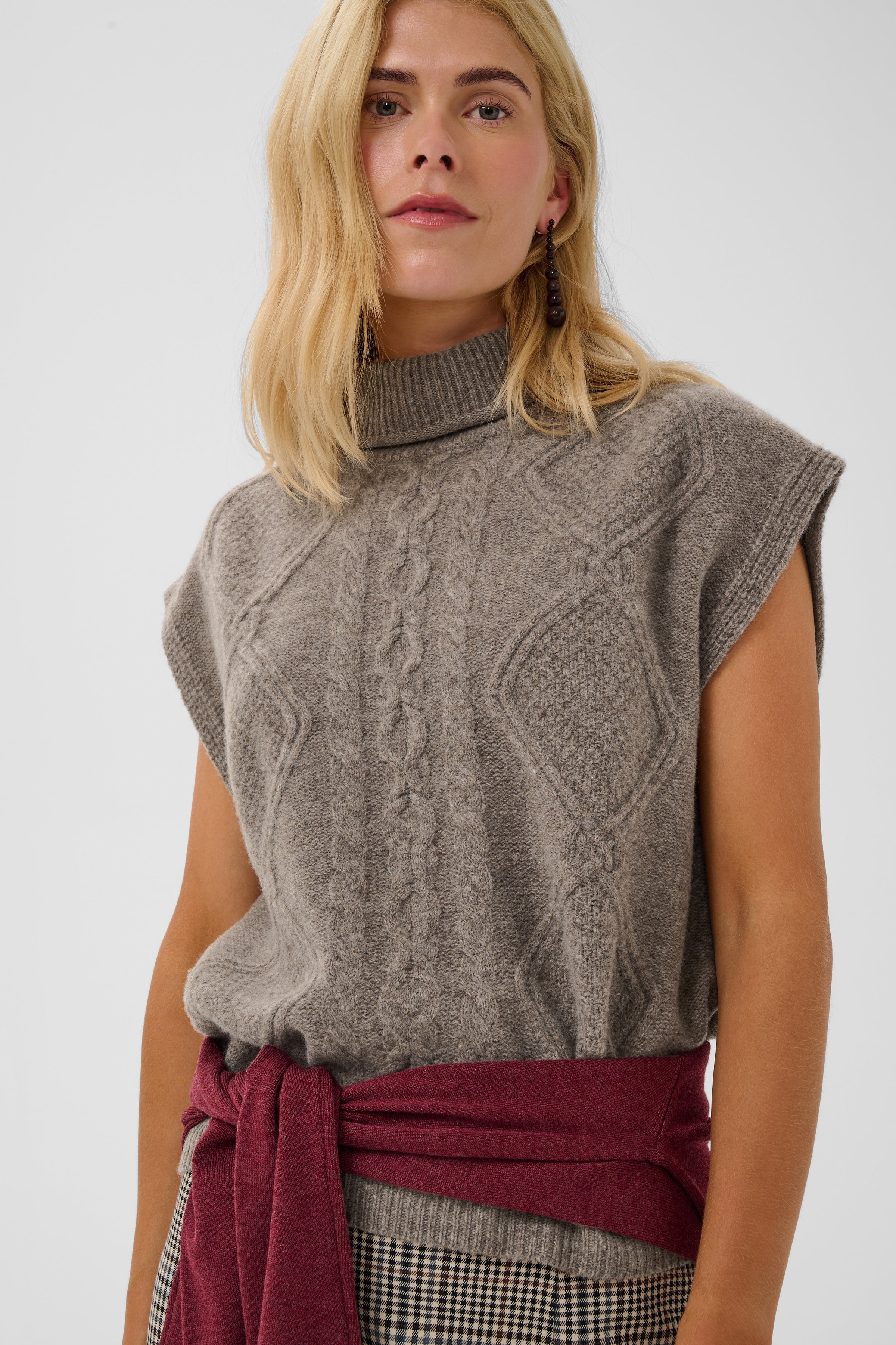 Monia SL Pullover in Falcon Melange