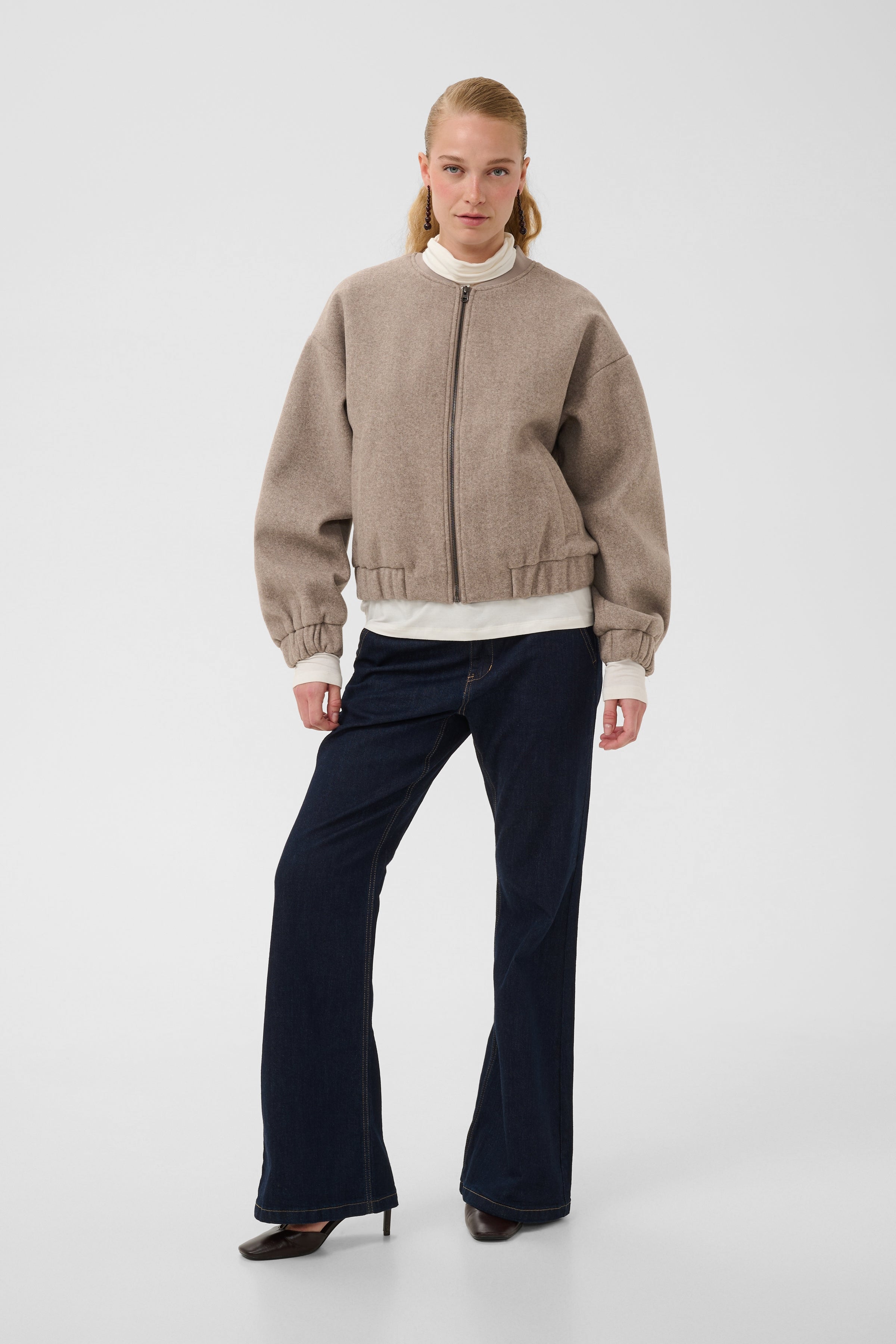 Palona BomberJacket in Cinder Melange