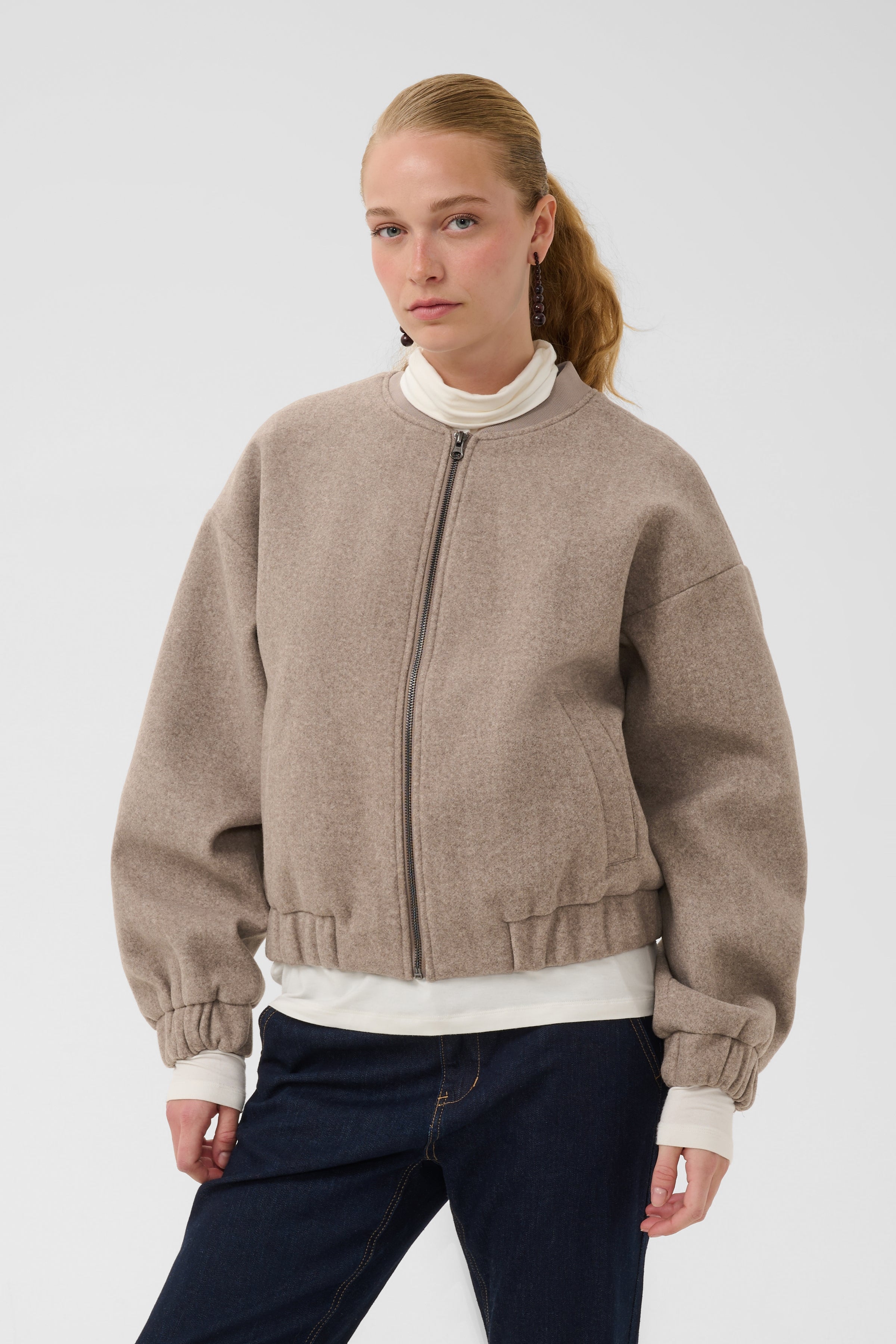 Palona BomberJacket in Cinder Melange