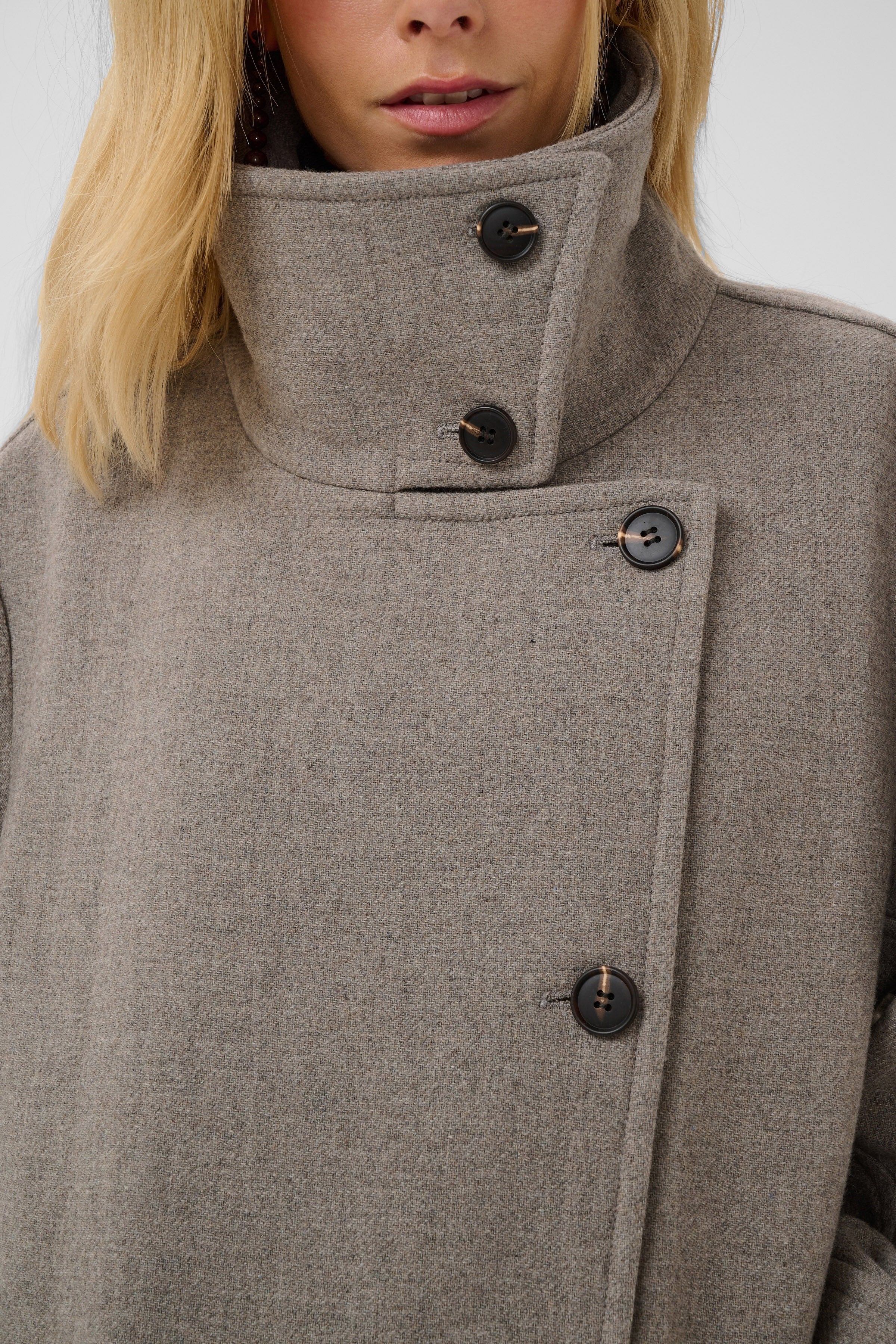 Celica Coat in Dune Melange