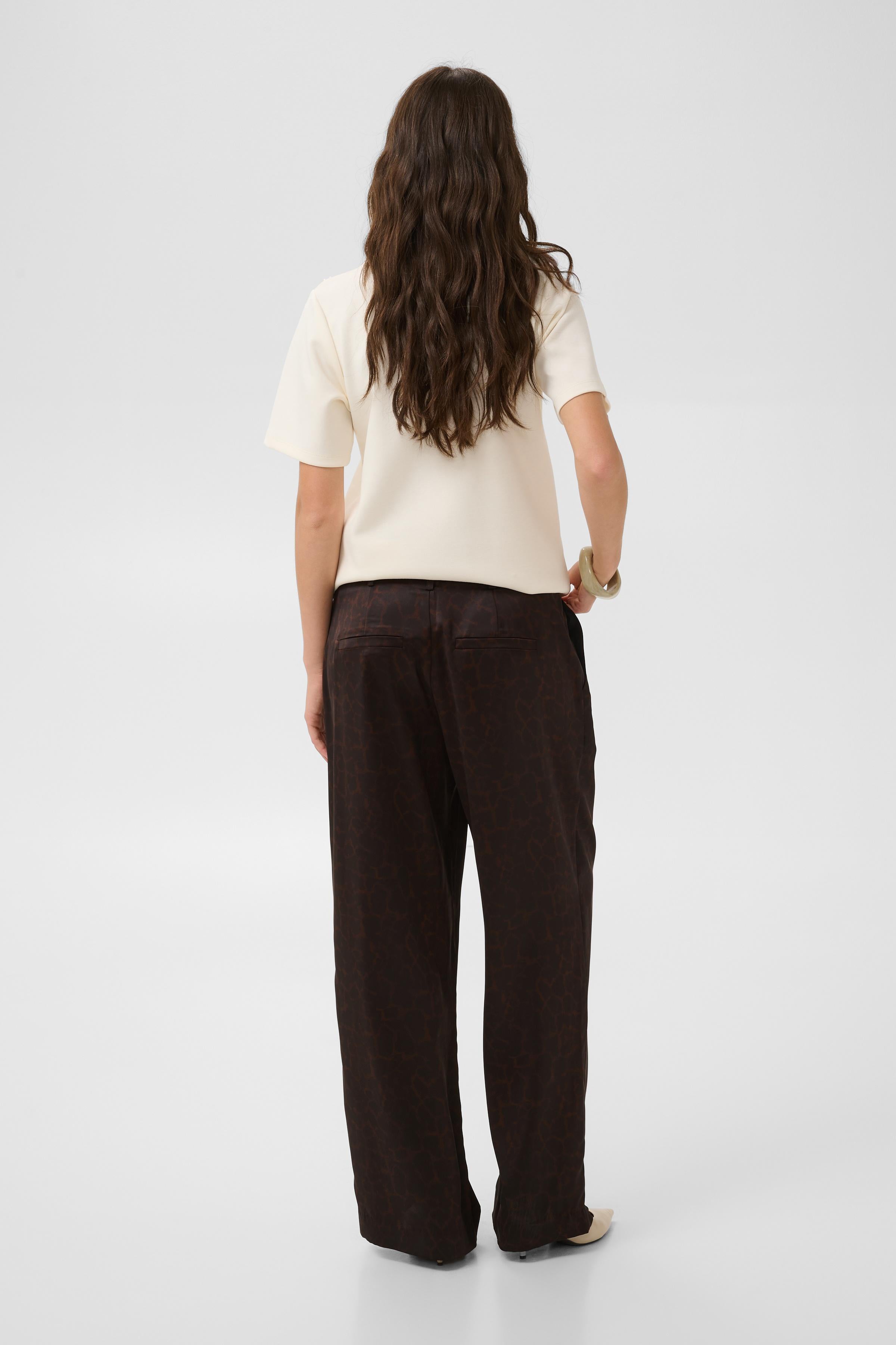 Gry Pants in Brown Leopard