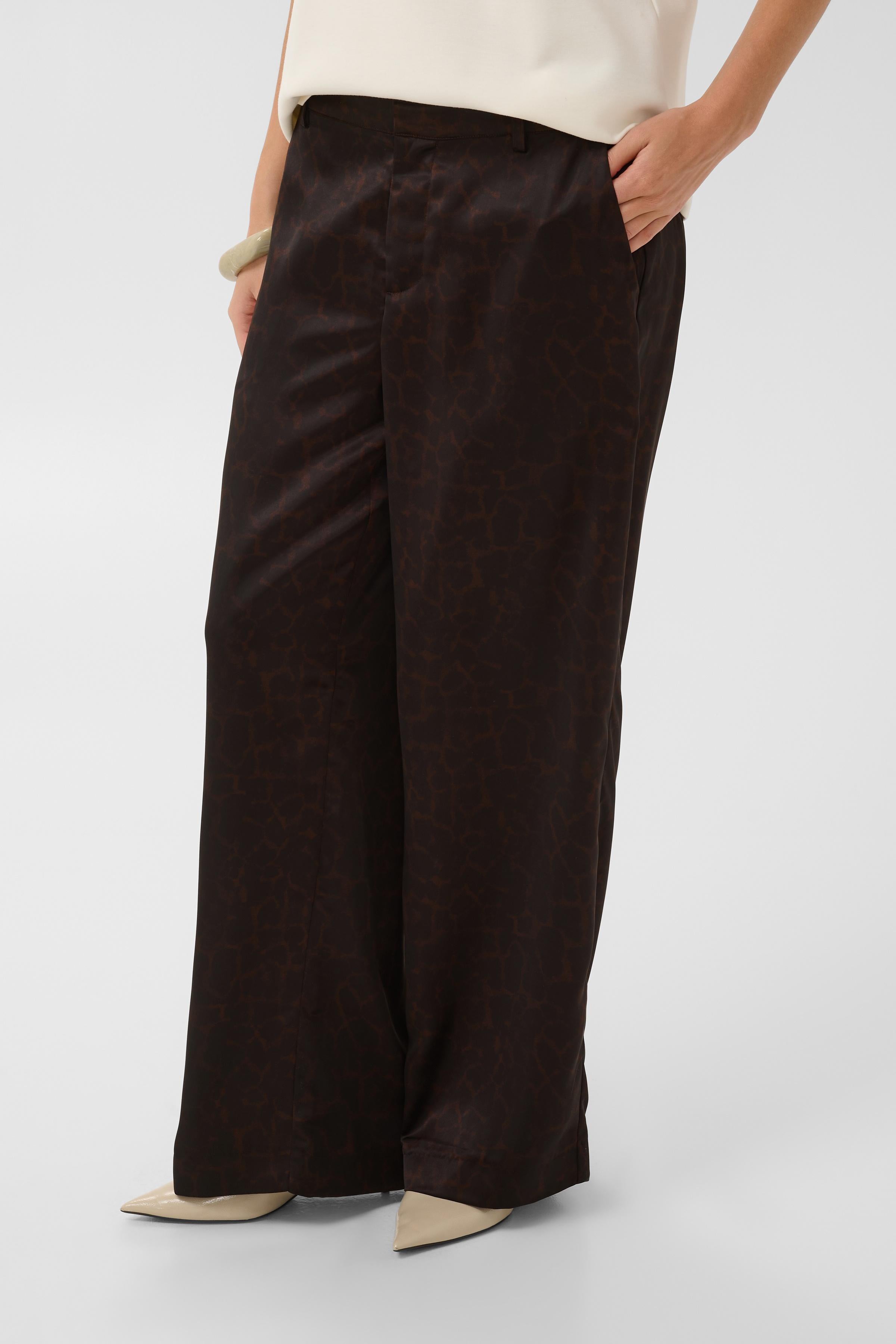 Gry Pants in Brown Leopard