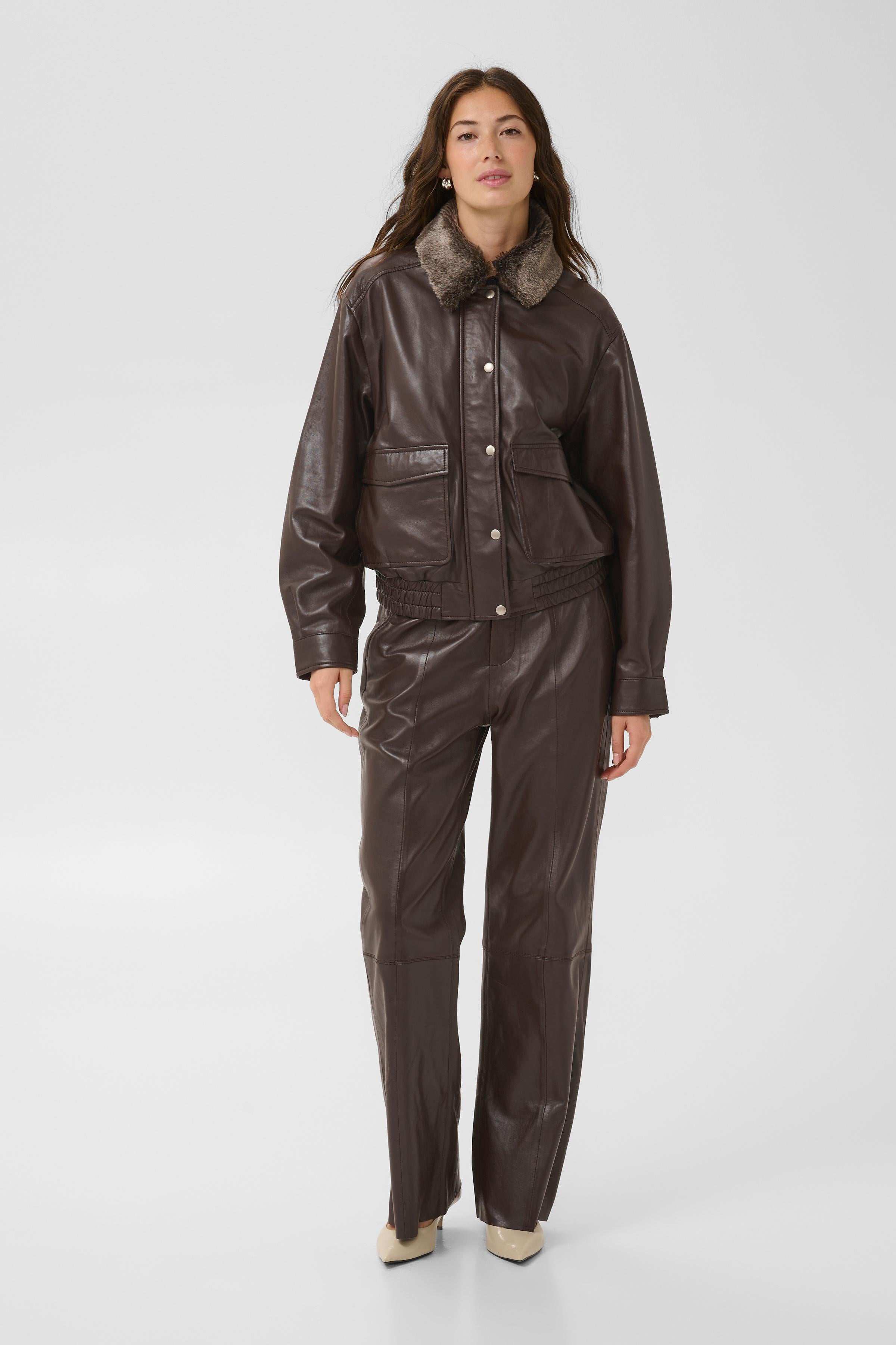 Borgny Canja Jacket in Coffee Bean