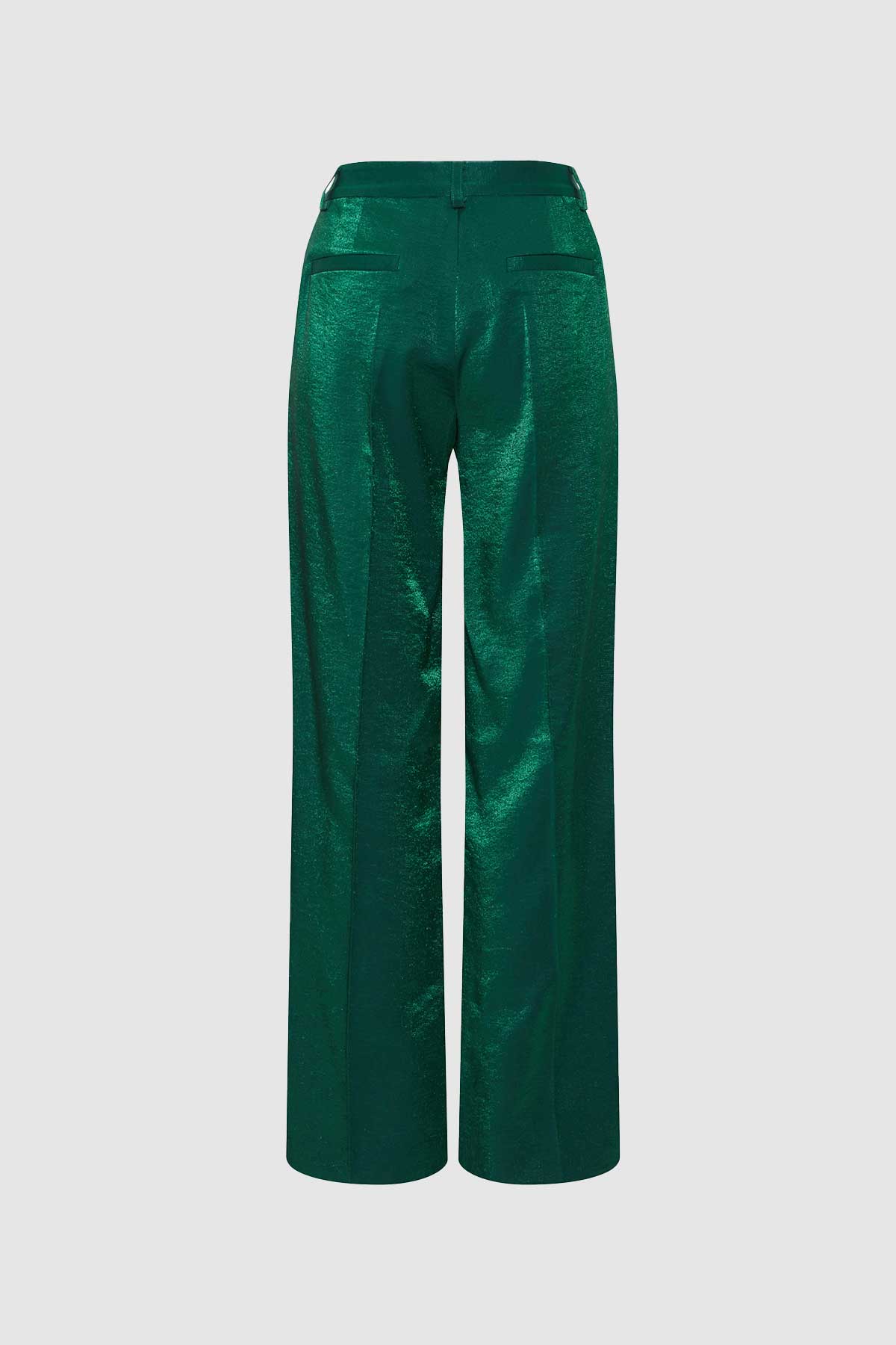 Mayha Wide Leg Trouser in Verdant Green