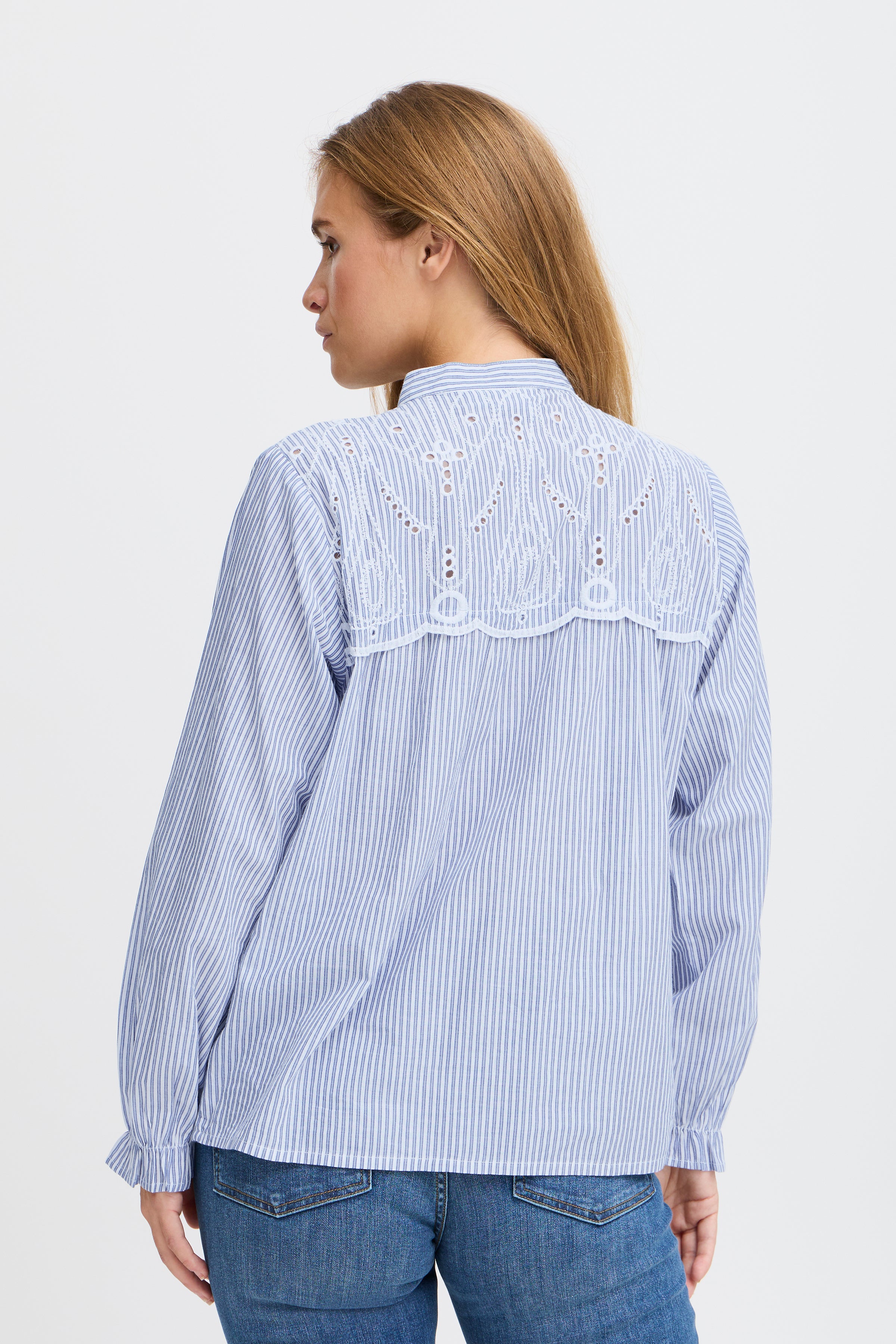 Lydia Shirt in Blue Stripped