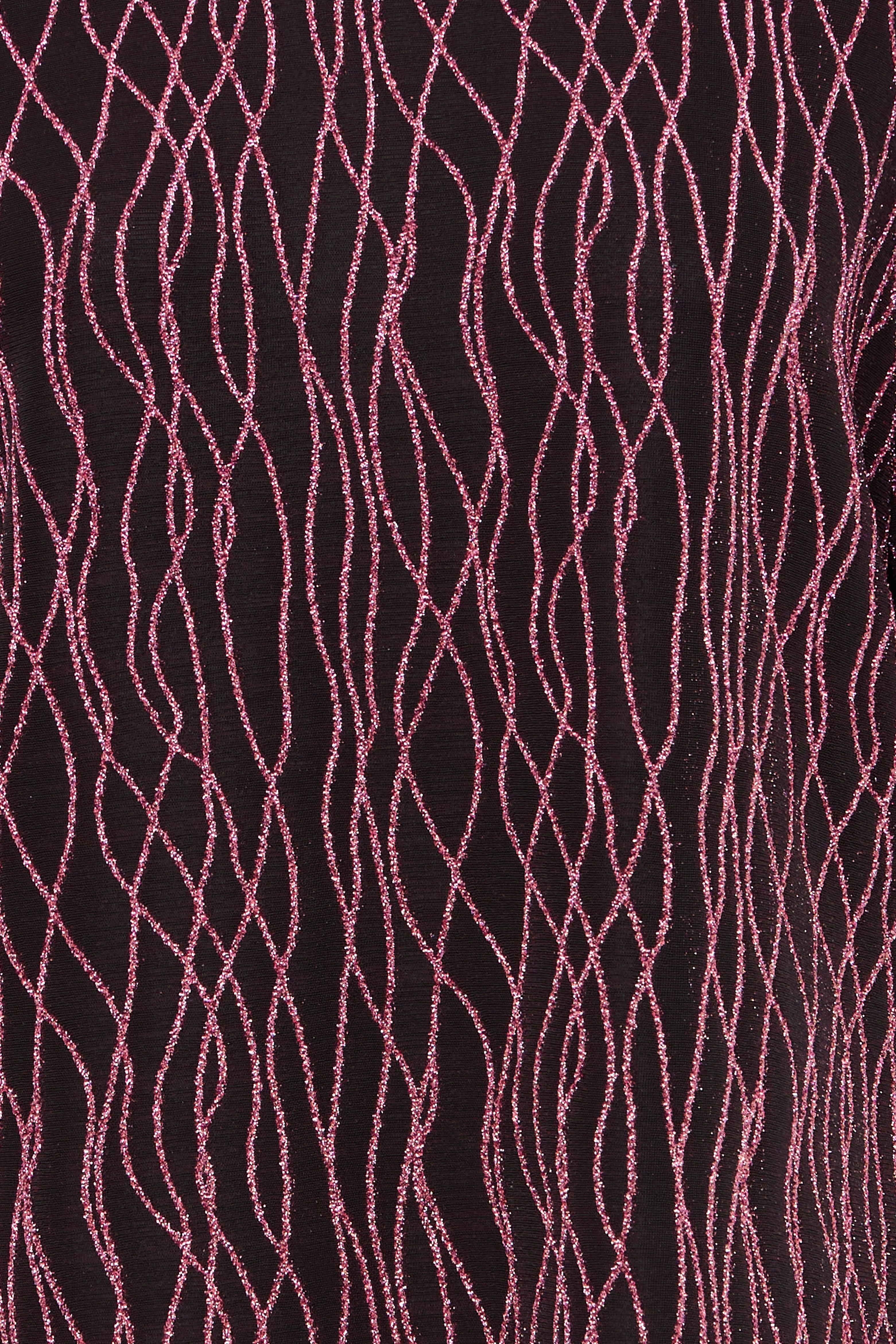 Thea Blouse in Dark Rose Lurex Glitter