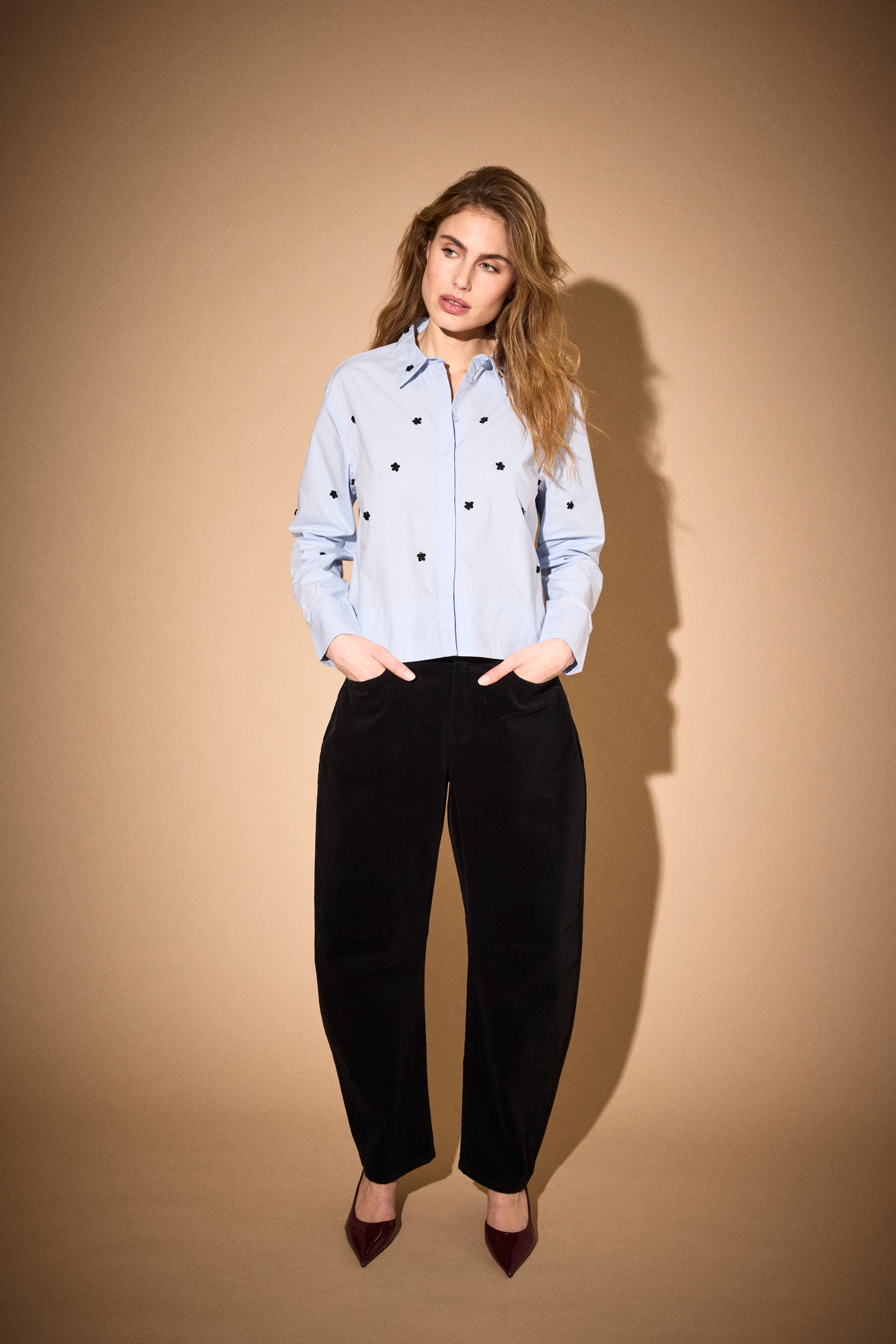 Evy Shirt in Kentucky Blue