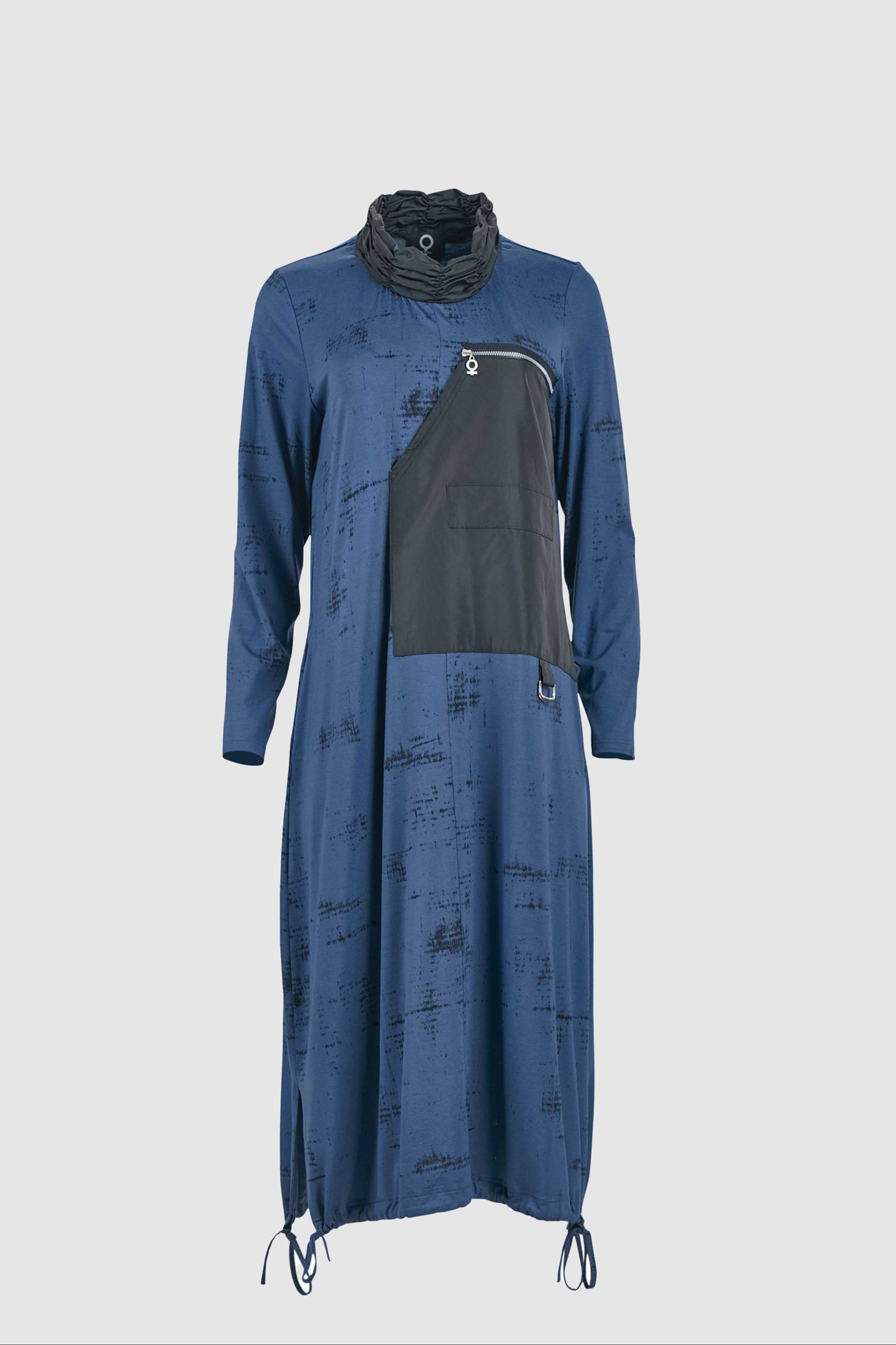Print Dress in Blue