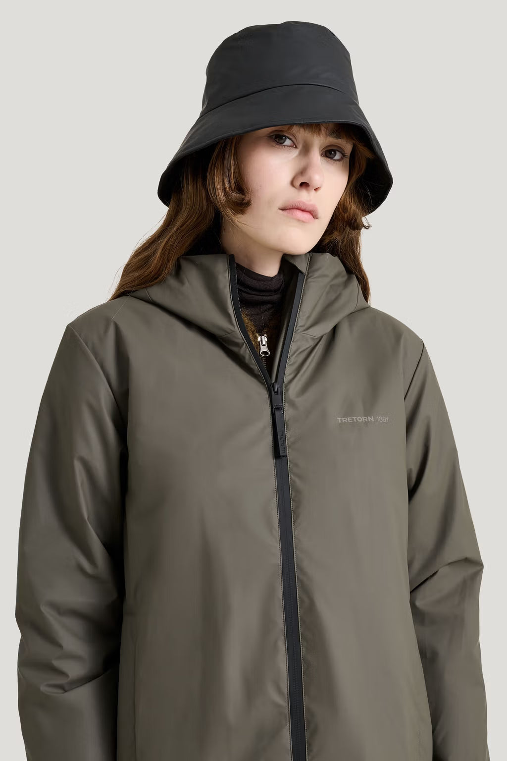 Ruby Raincoat in Grey