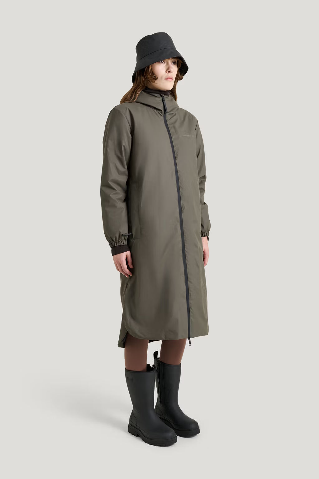 Ruby Raincoat in Grey