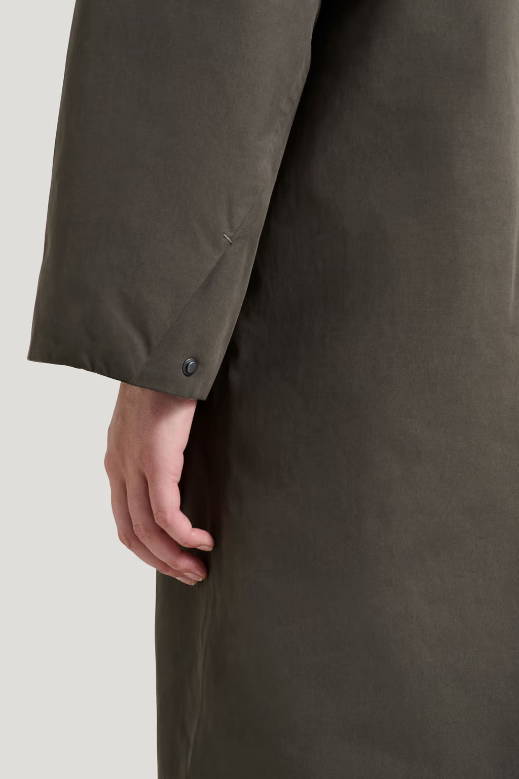 Dawn Coat in Beluga Grey