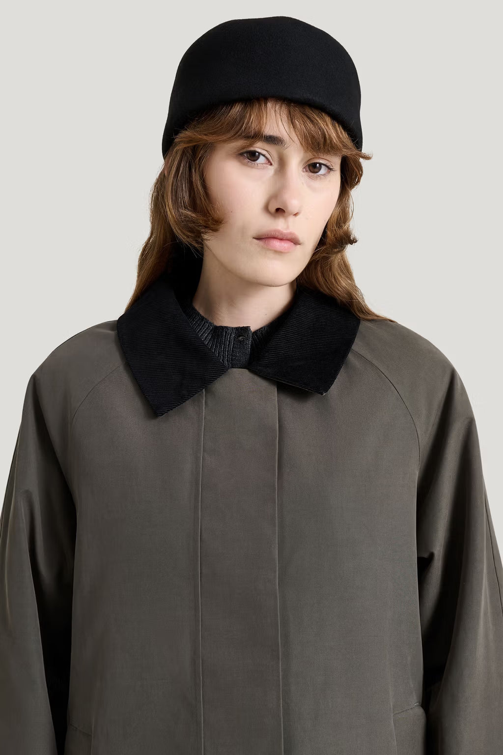 Dawn Coat in Beluga Grey