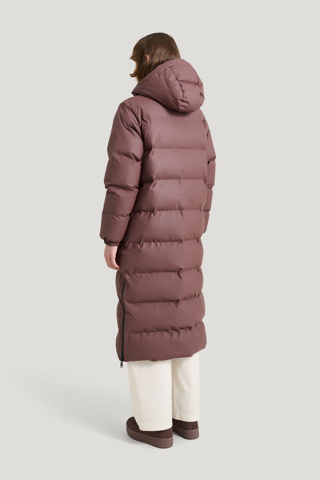 Jade Puffercoat in French Roast