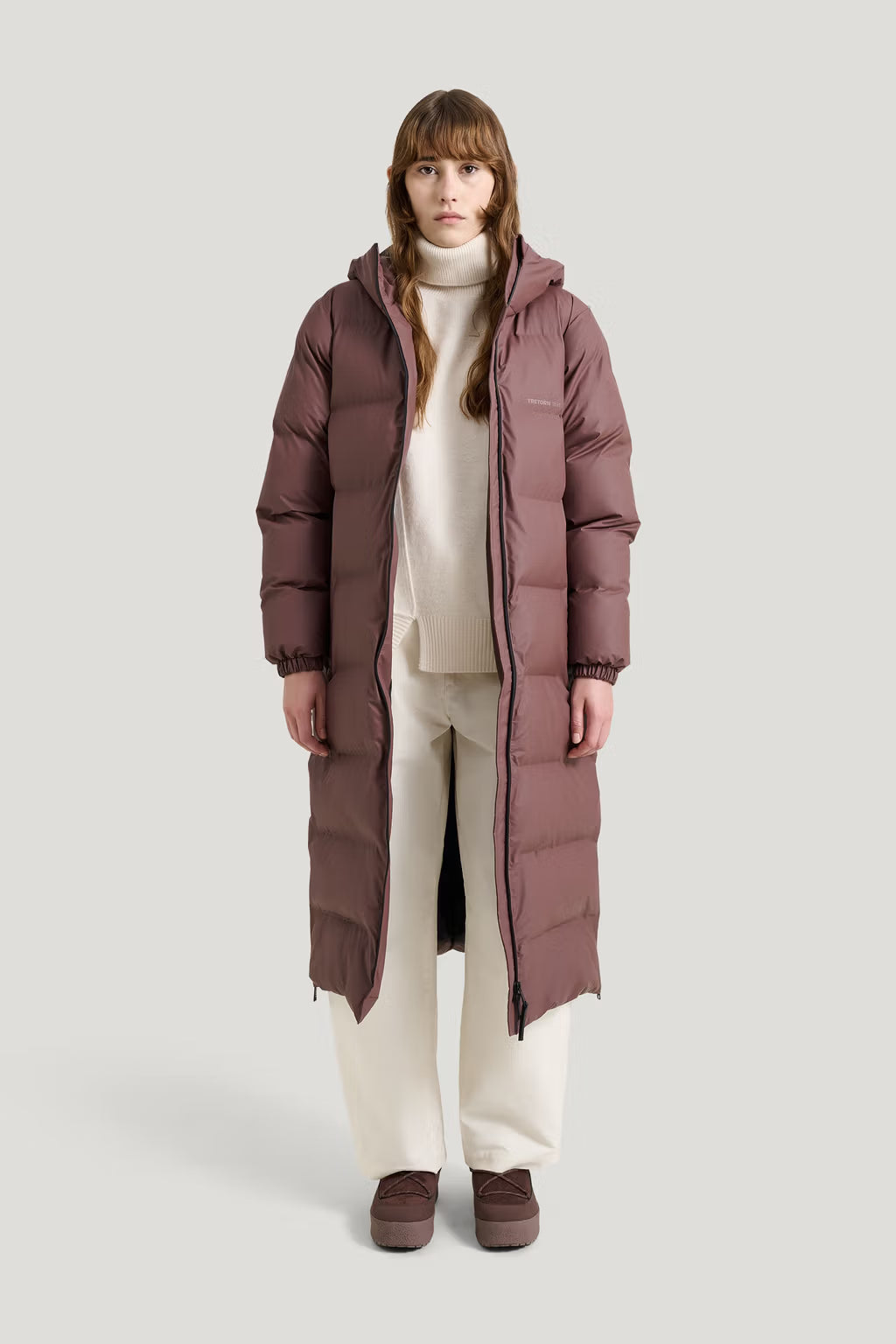 Jade Puffercoat in French Roast
