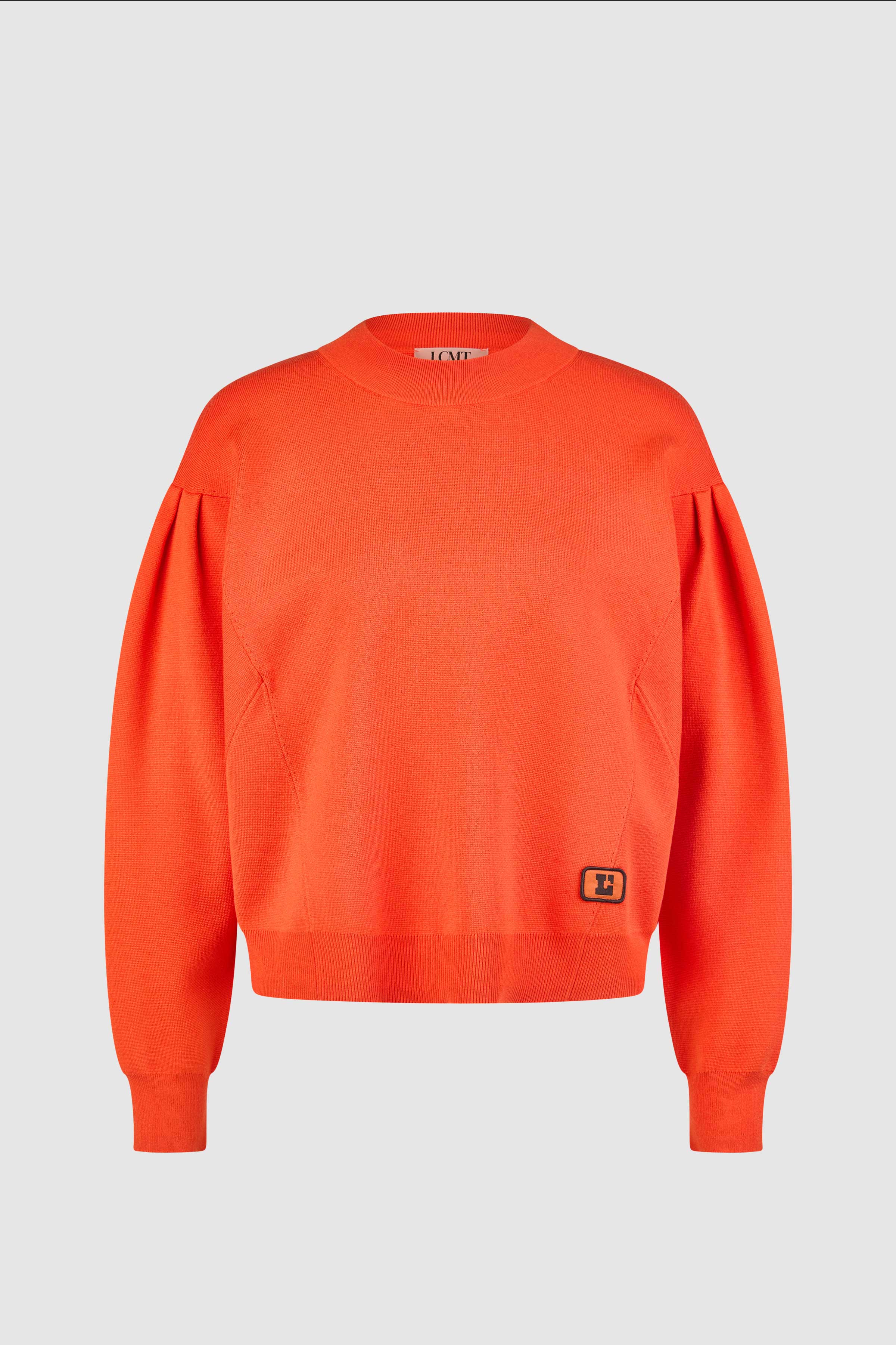 Crew Neck Sweater in Pumpkin
