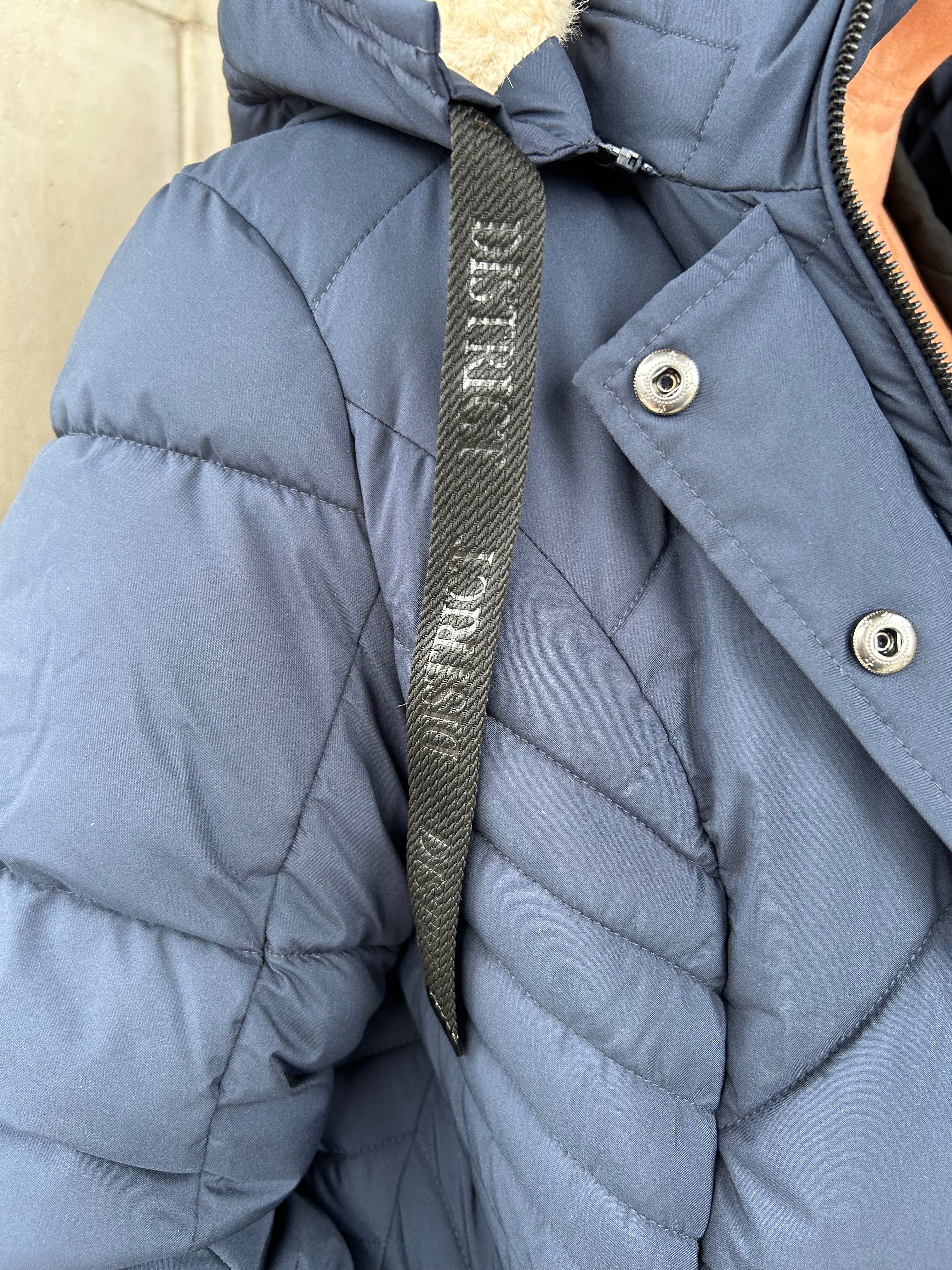 Corvara Coat in Navy