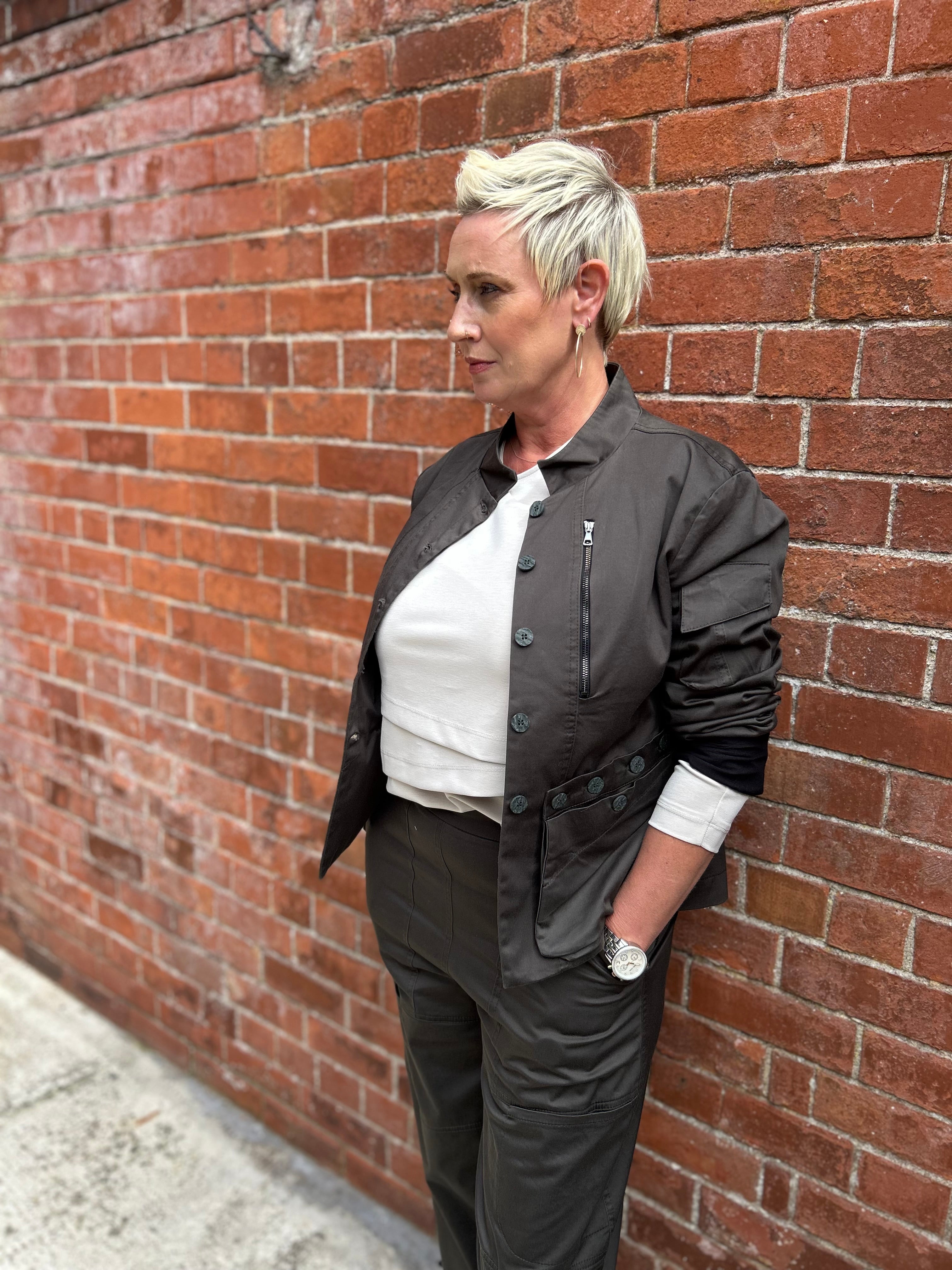 Istimi Jacket in Khaki