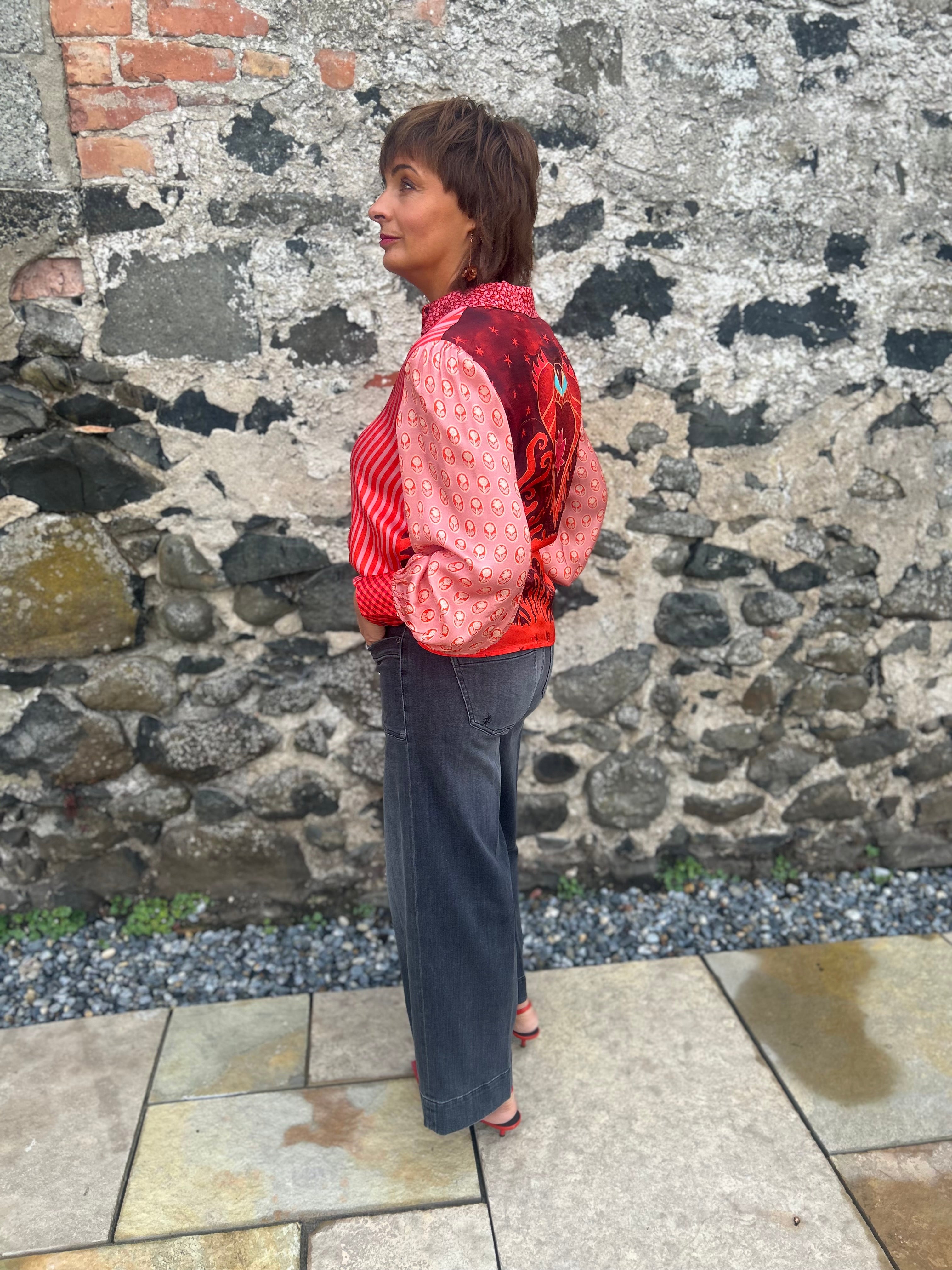 Miru 6/8 Jeans in Dark Grey