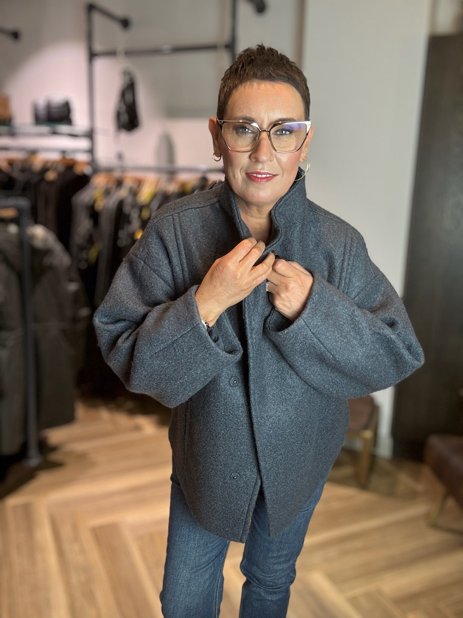 Stipa Jacket in Grey