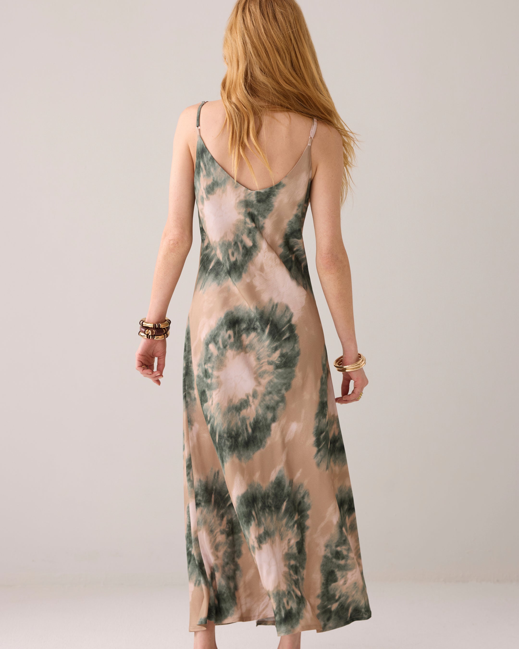 Tie Dye Dress in Sea Glass