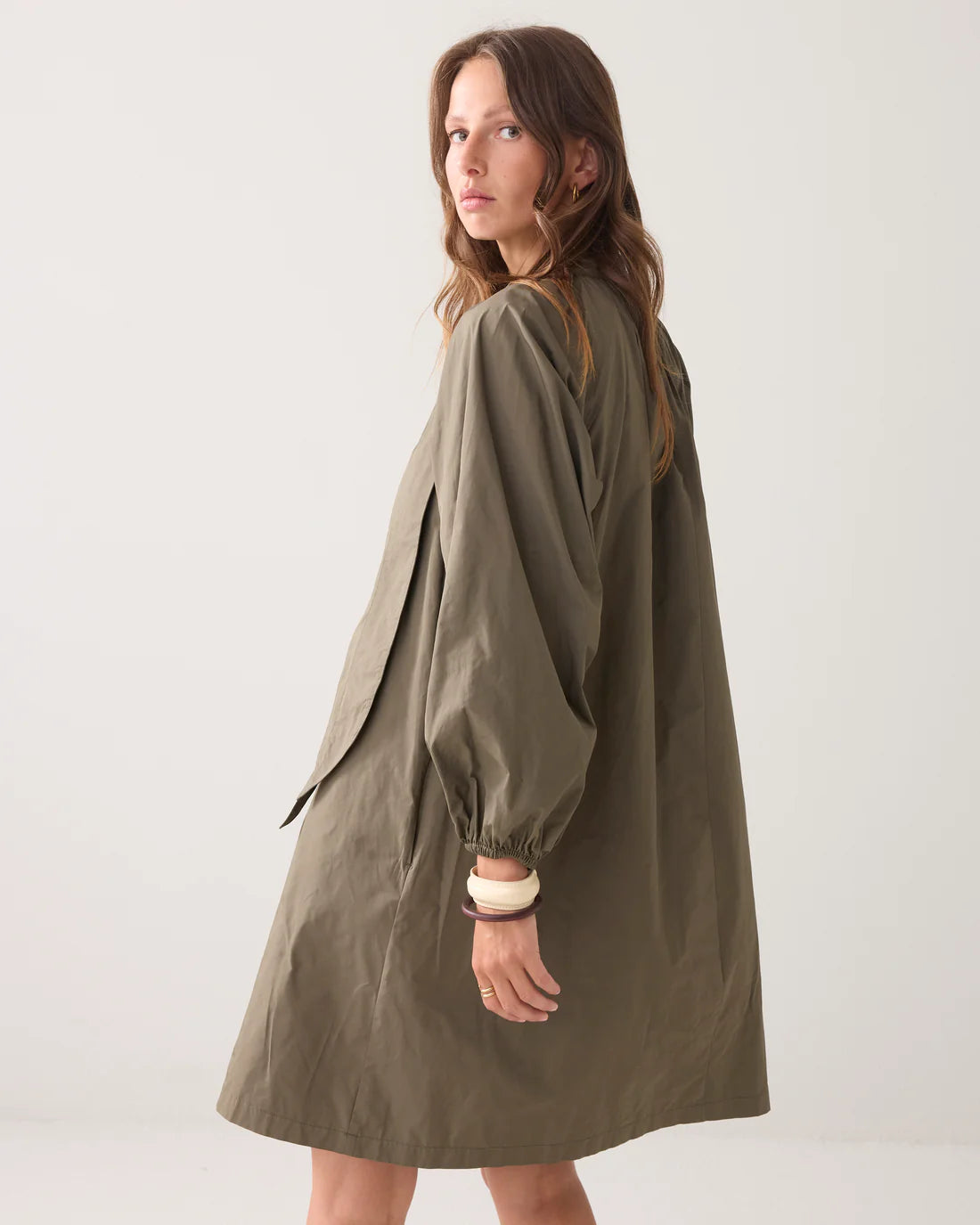 Taft Dress in Dark Camo