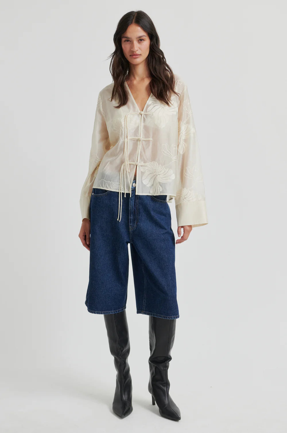 Vira Shirt in Soft Beige