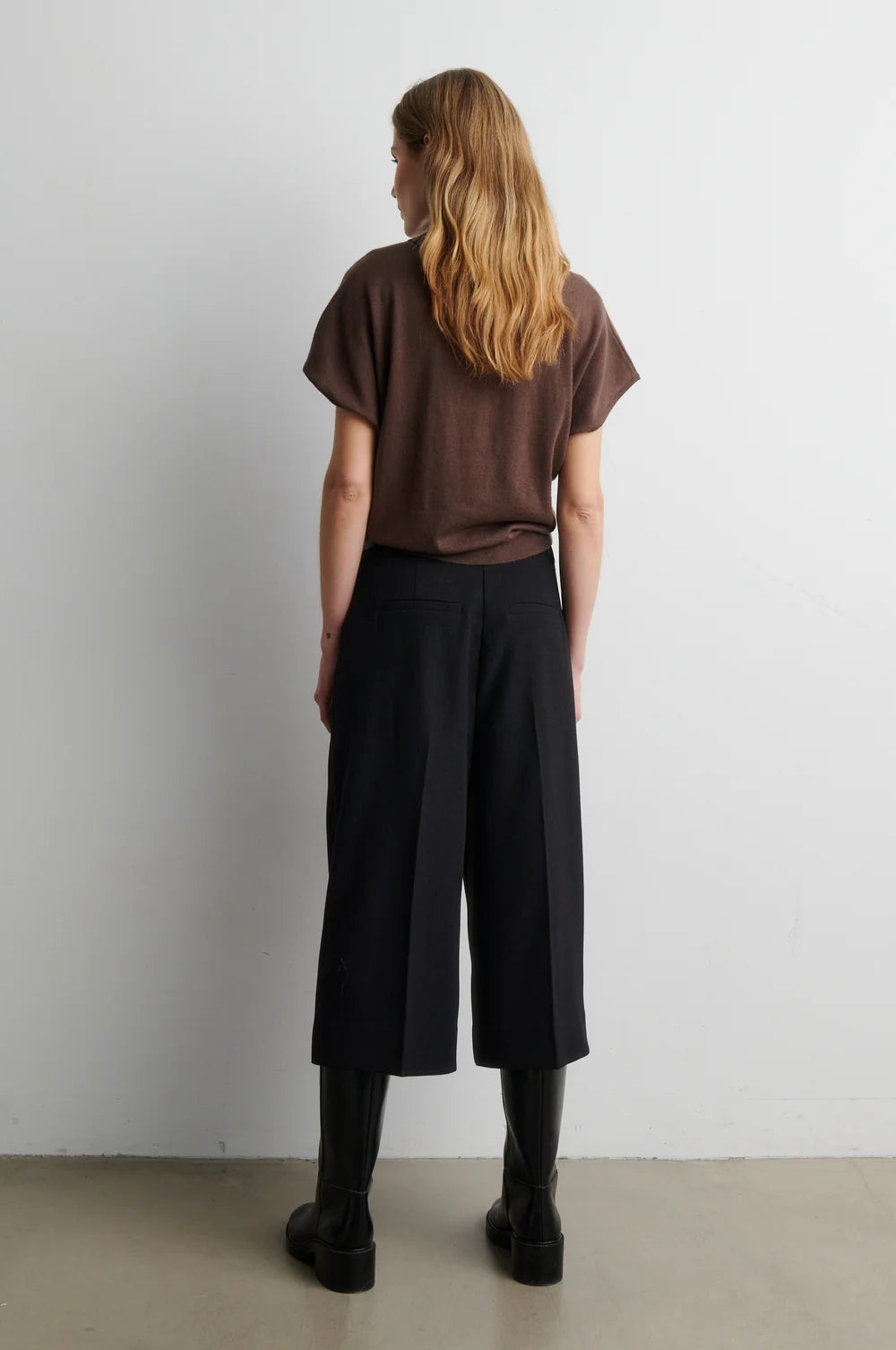 Claro Knit Short Sleeve Polo in Carafe