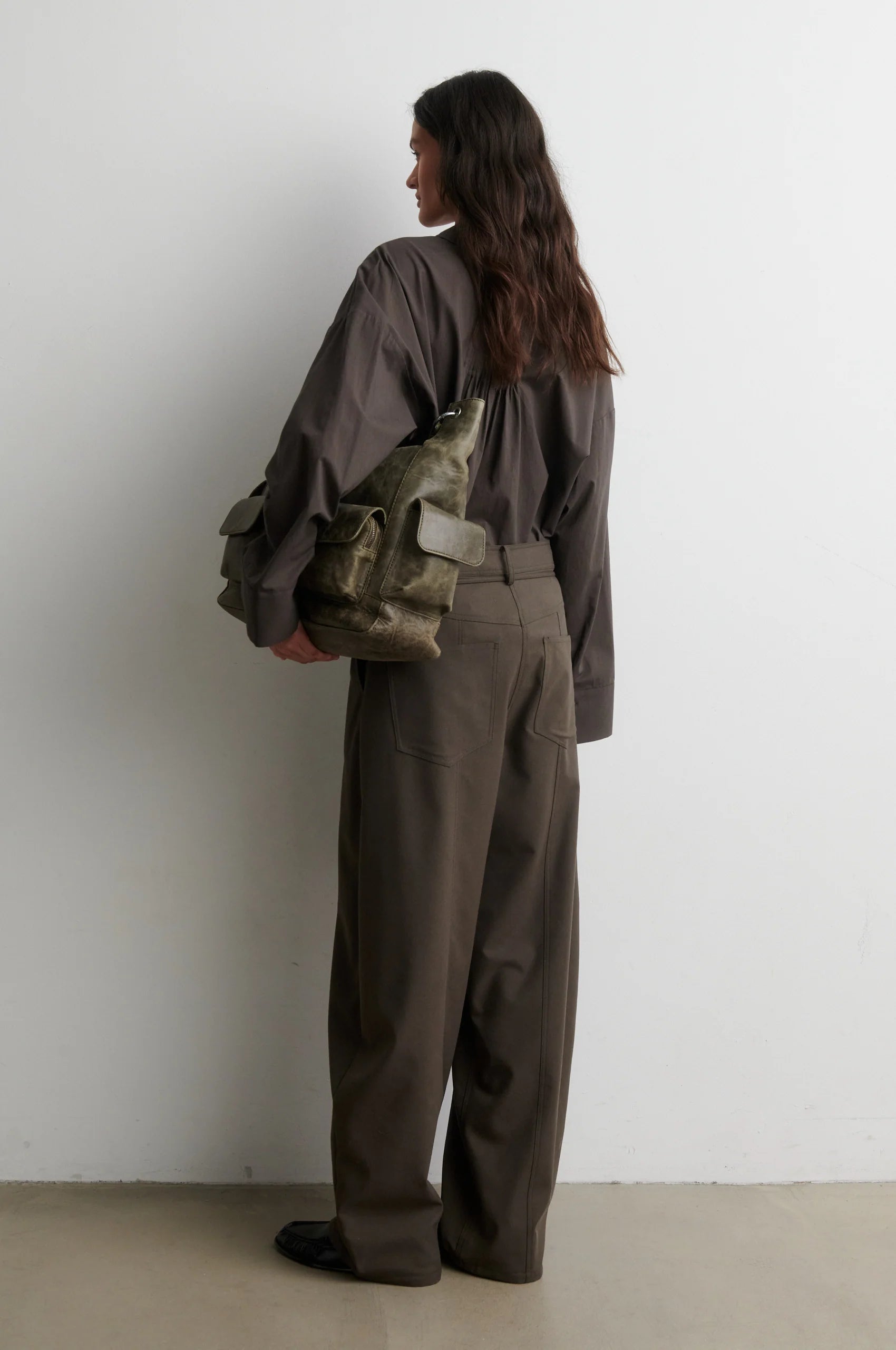 Lanna Shirt in Black Olive
