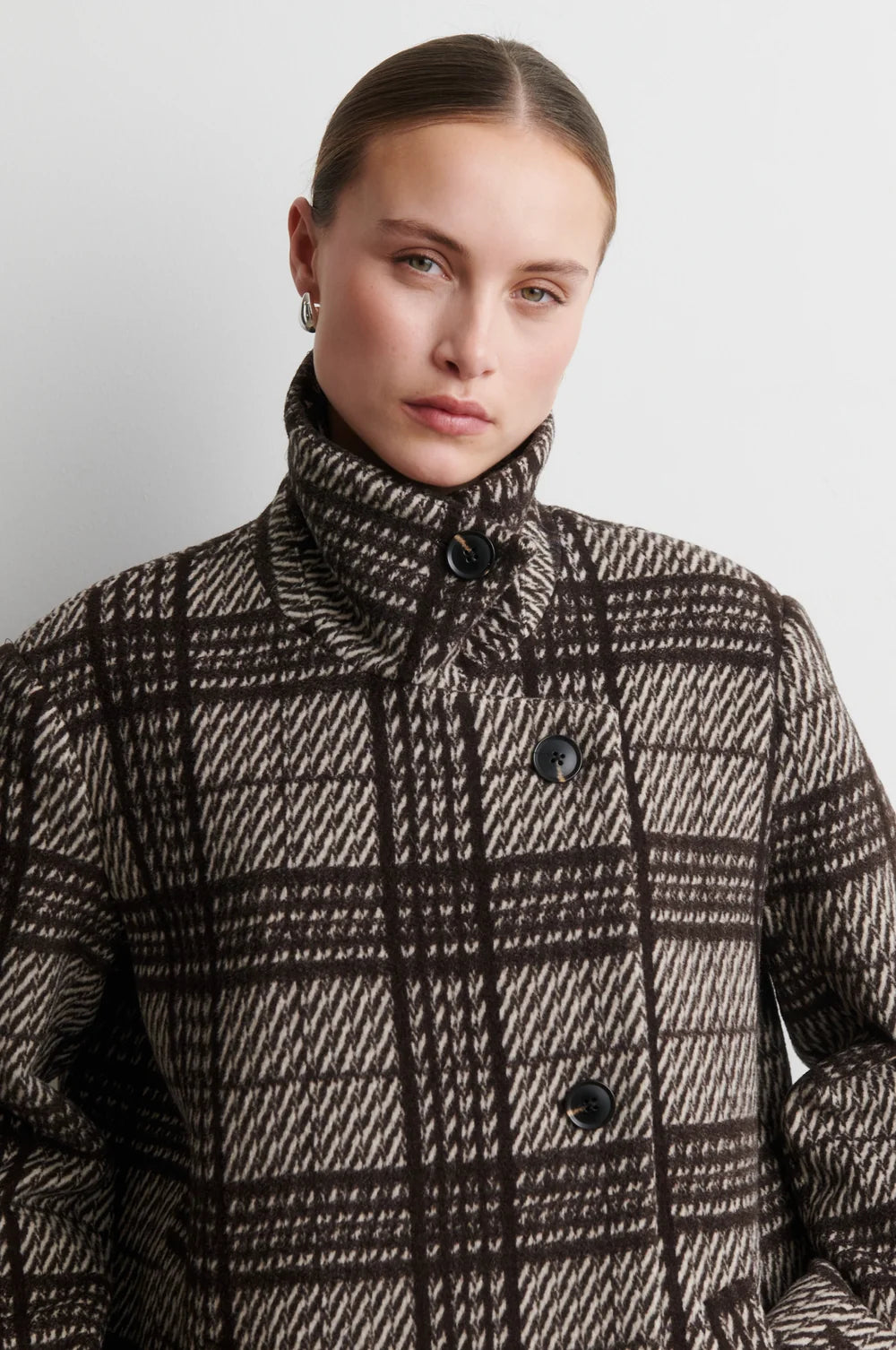Loire Coat in Demitasse