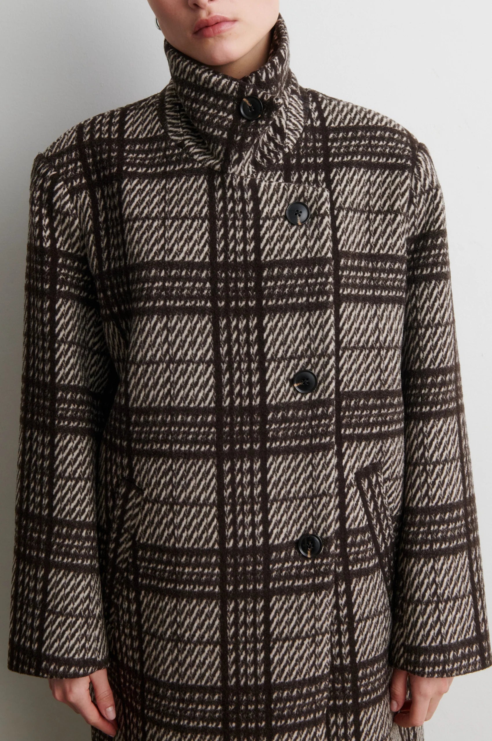 Loire Coat in Demitasse