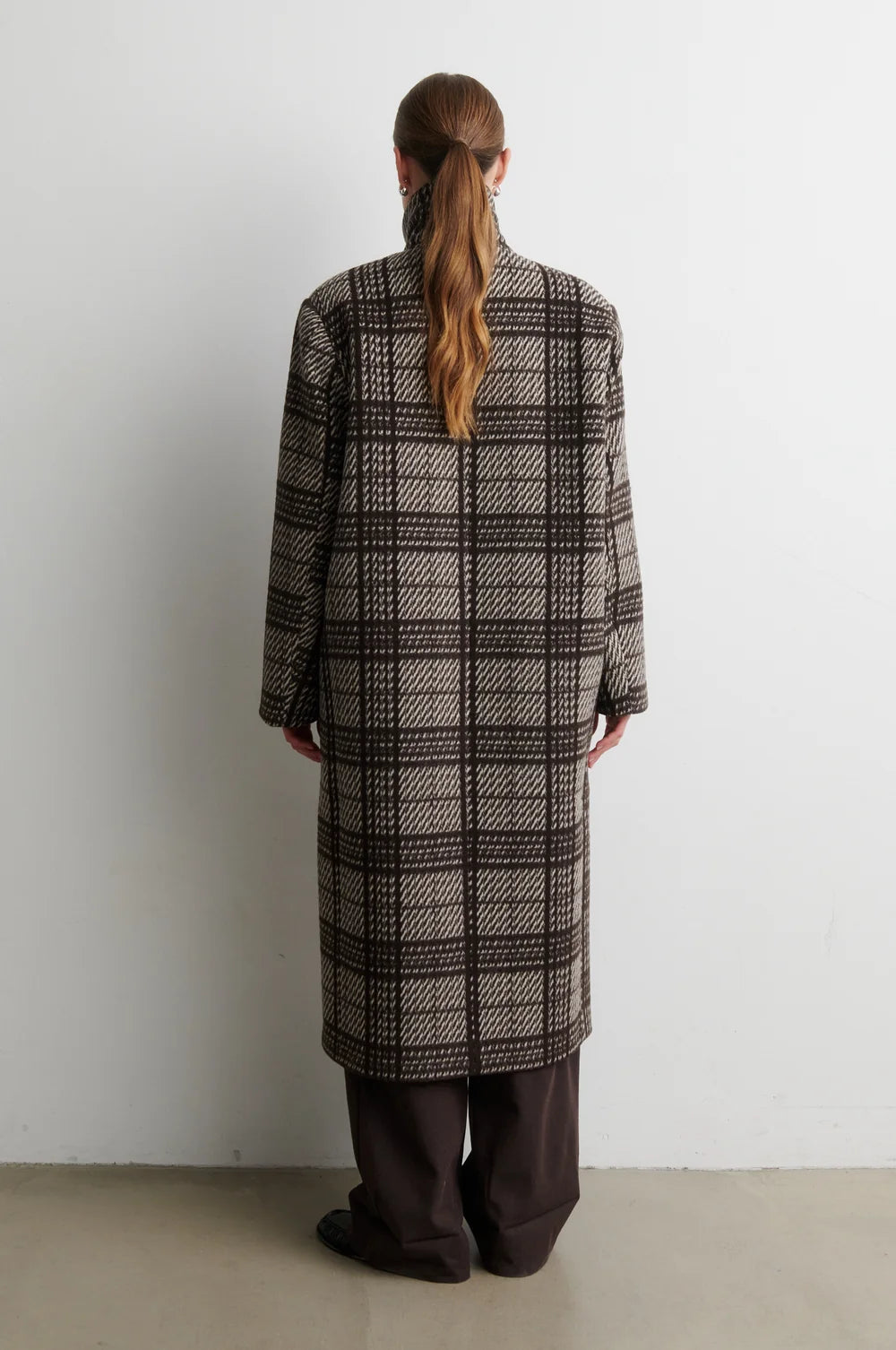 Loire Coat in Demitasse