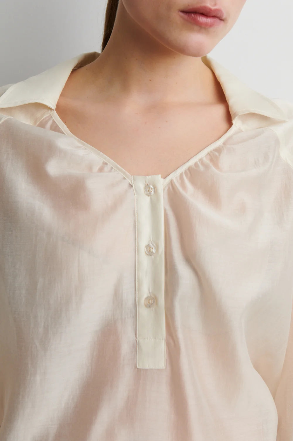 Werna Blouse in Egret
