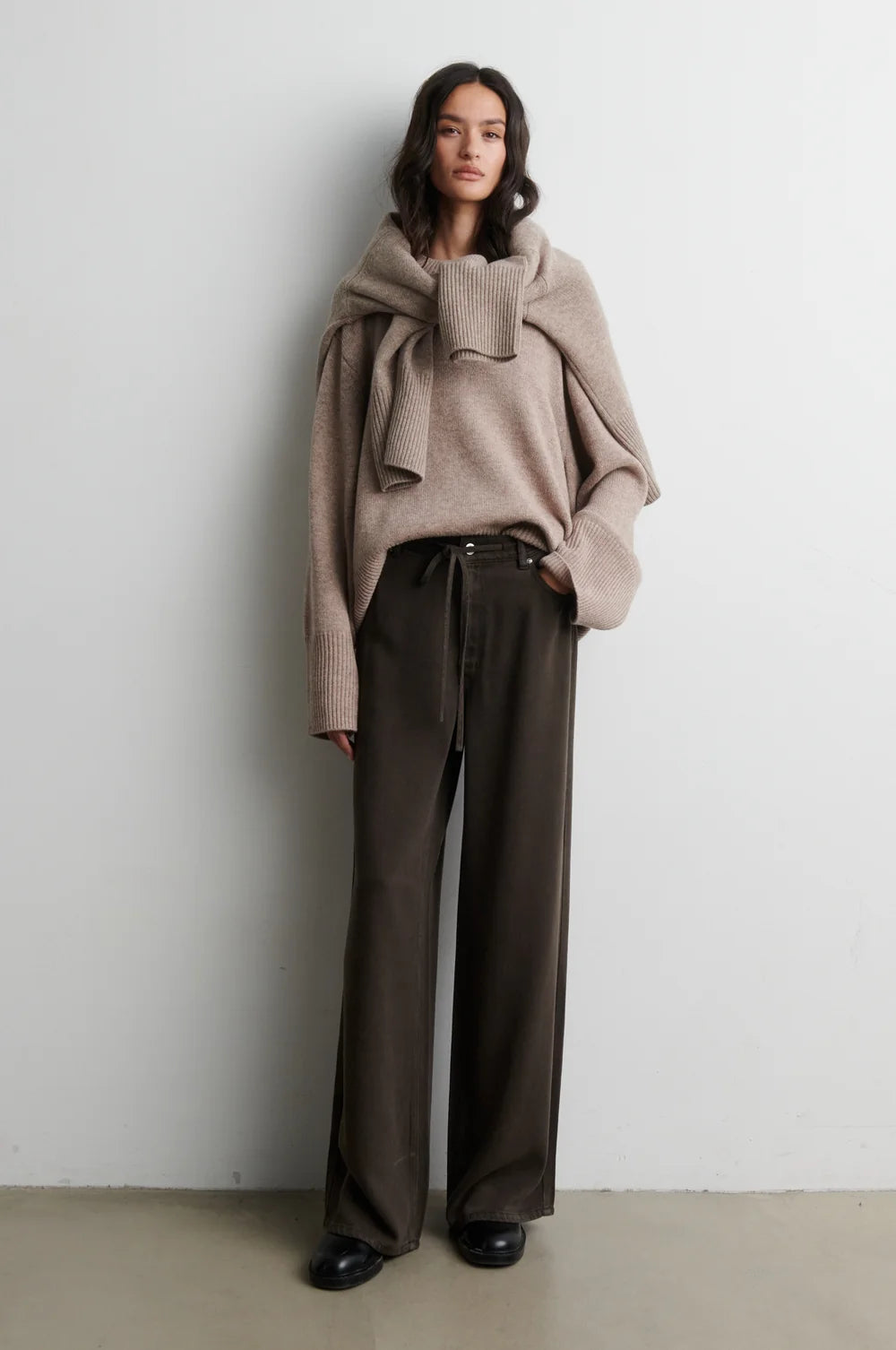 Irven Denim Jeans in Black Olive