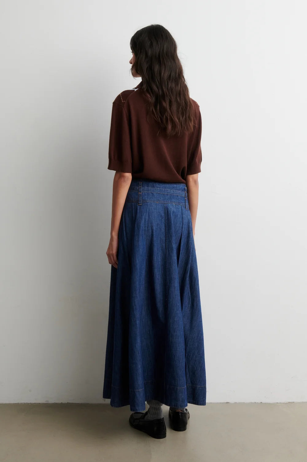 Shailene Knit Cardigan in Demitasse