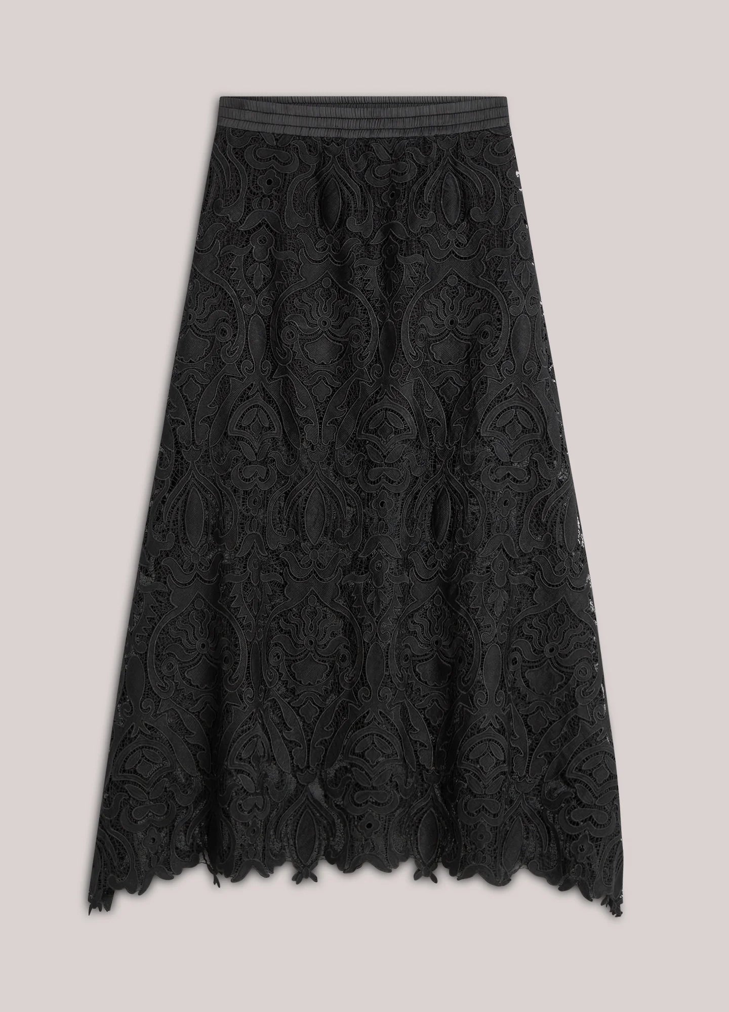 Lace Skirt in Black
