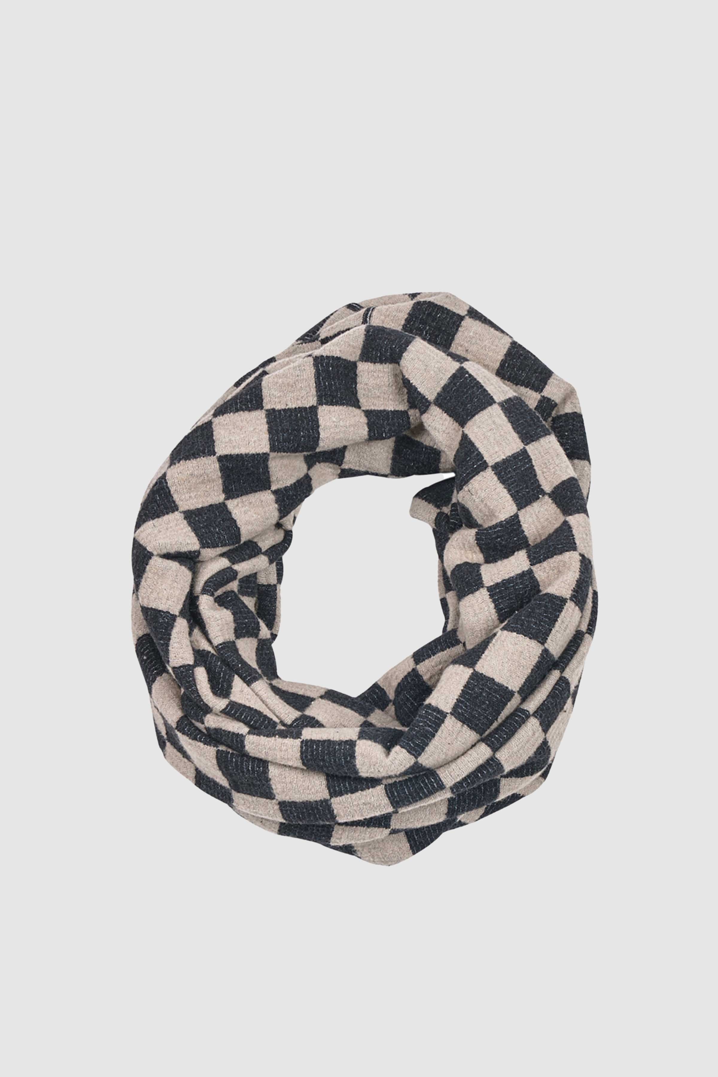 Crincle Scarf in Check