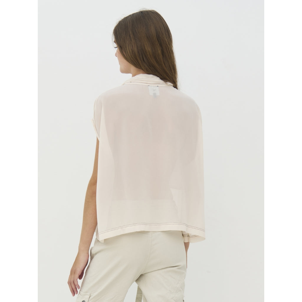 Celsa Top in Bone