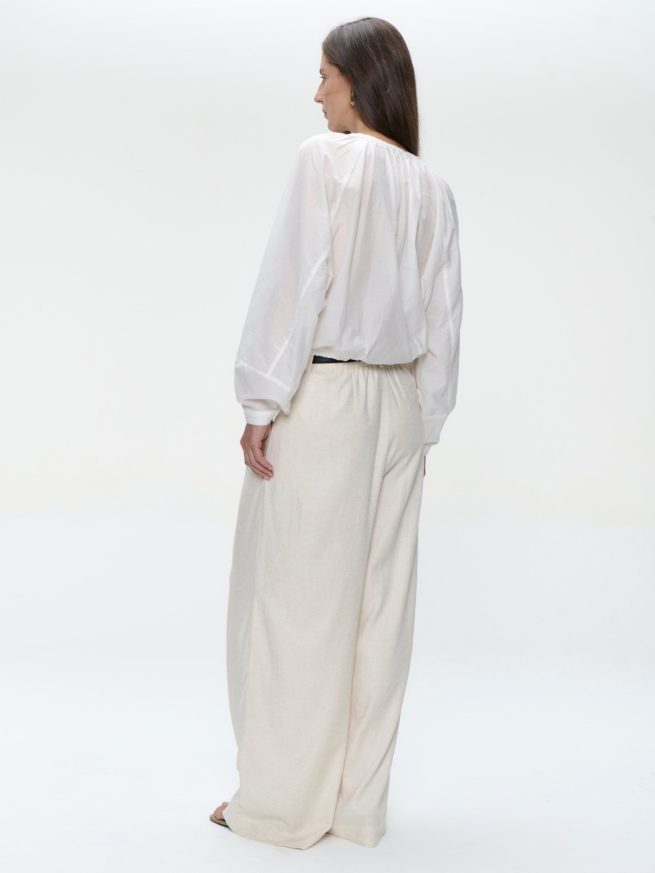 Kenta Cotton Blouse in White