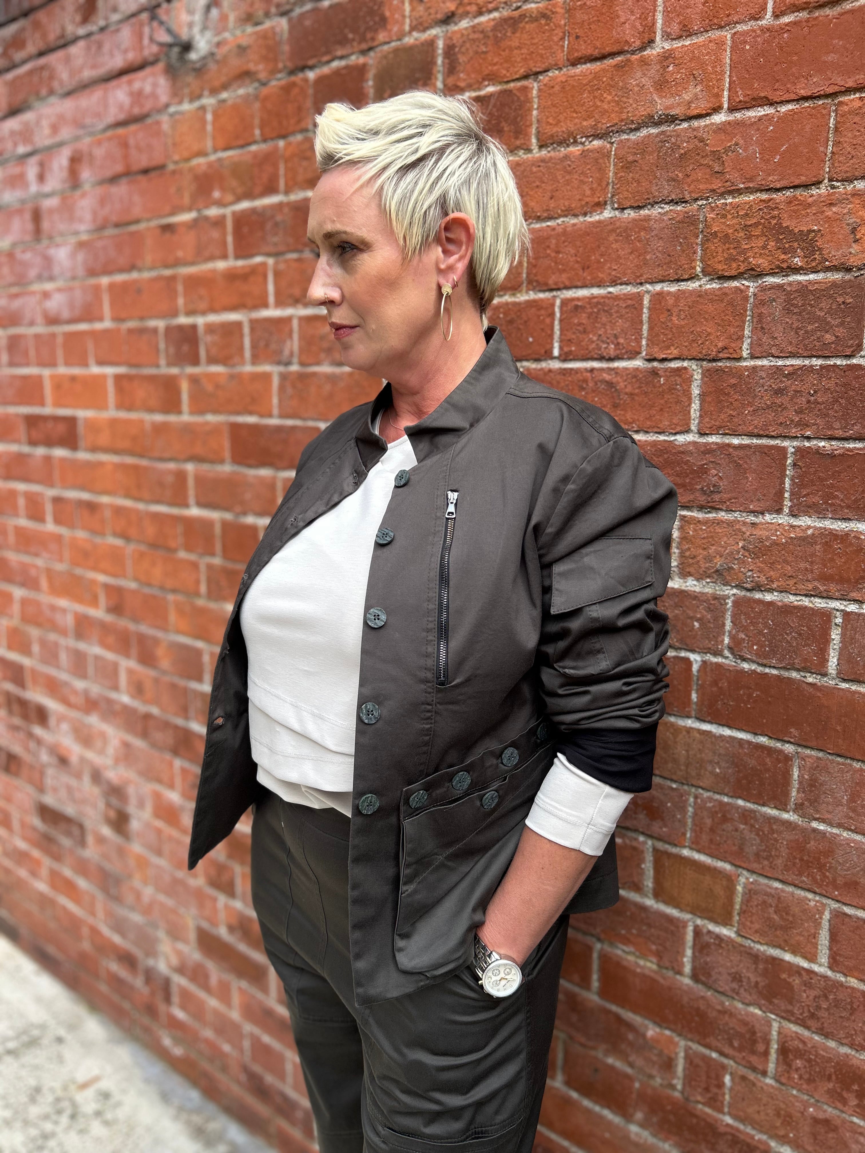 Istimi Jacket in Khaki