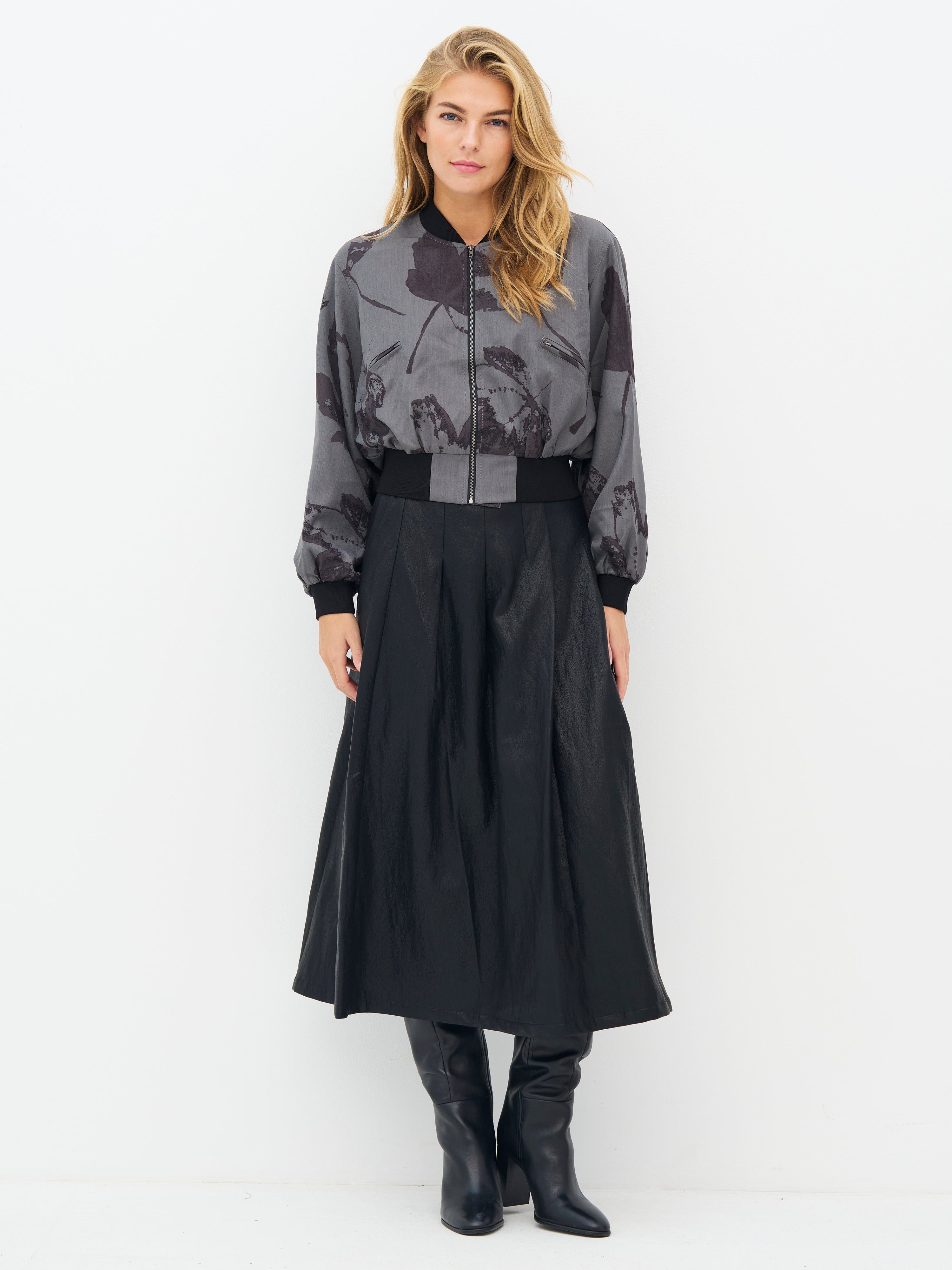 Elayne Jacket in Grey Melange