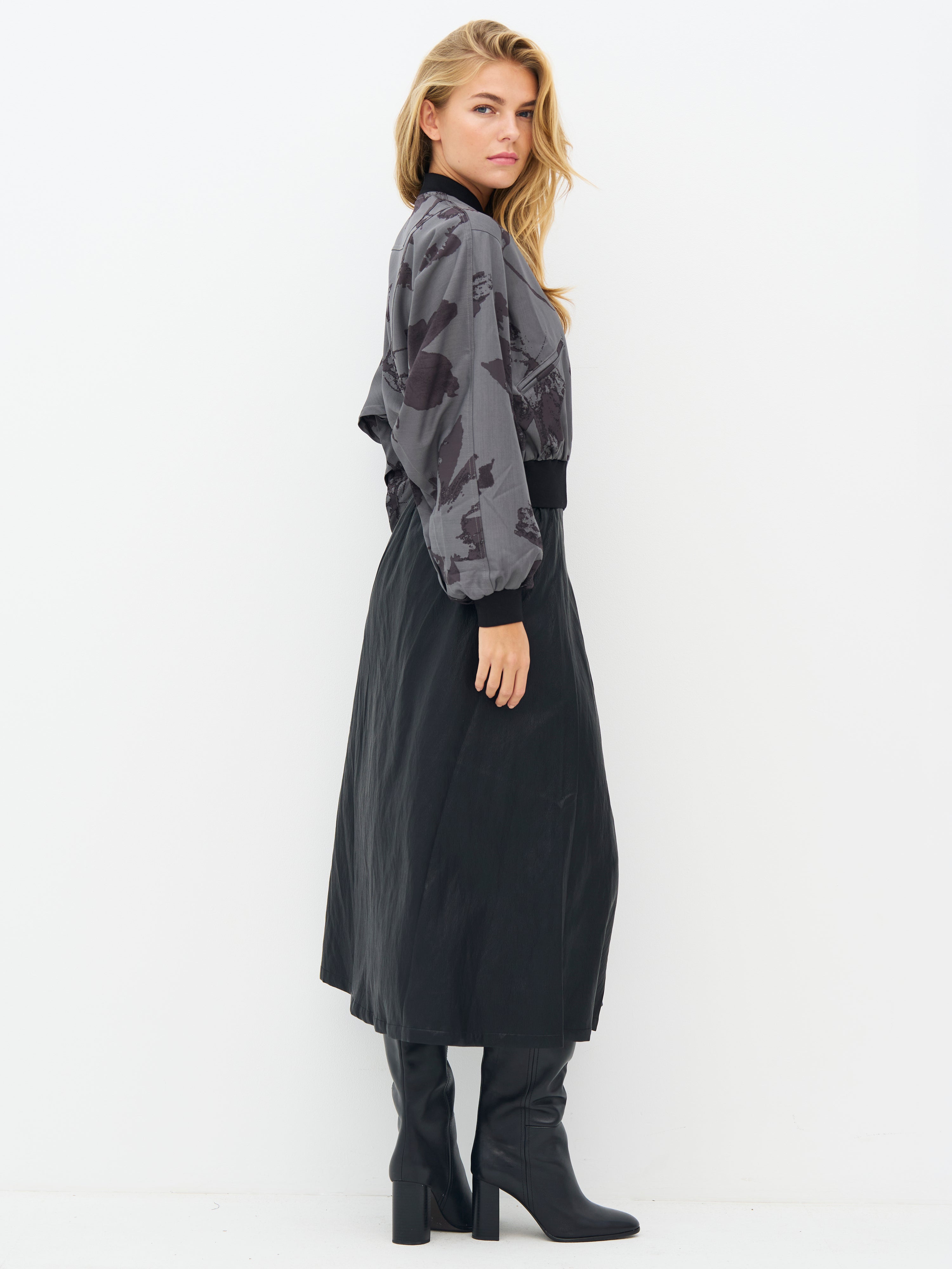 Elayne Jacket in Grey Melange