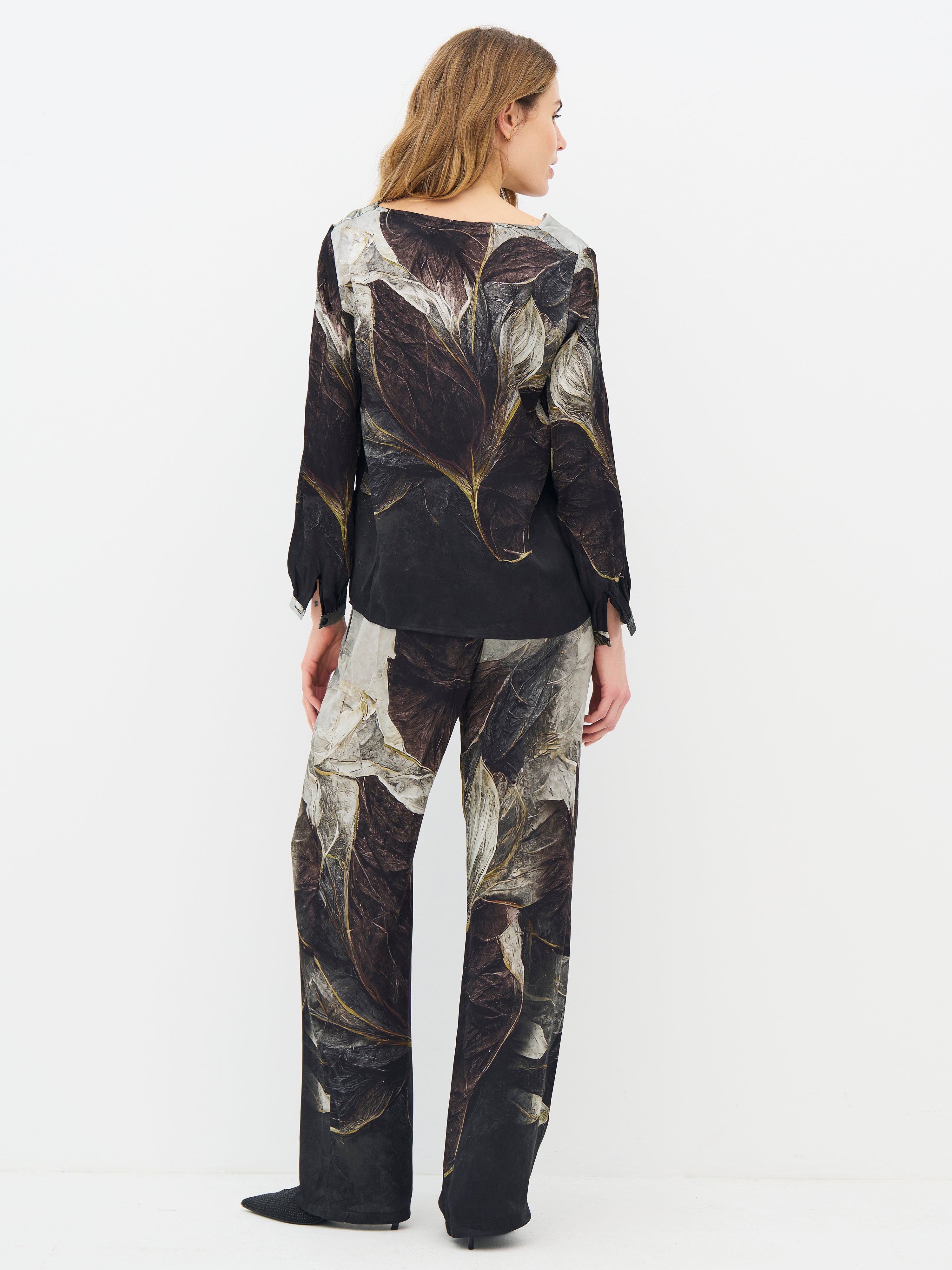 Elena Shirt in Brown Mix